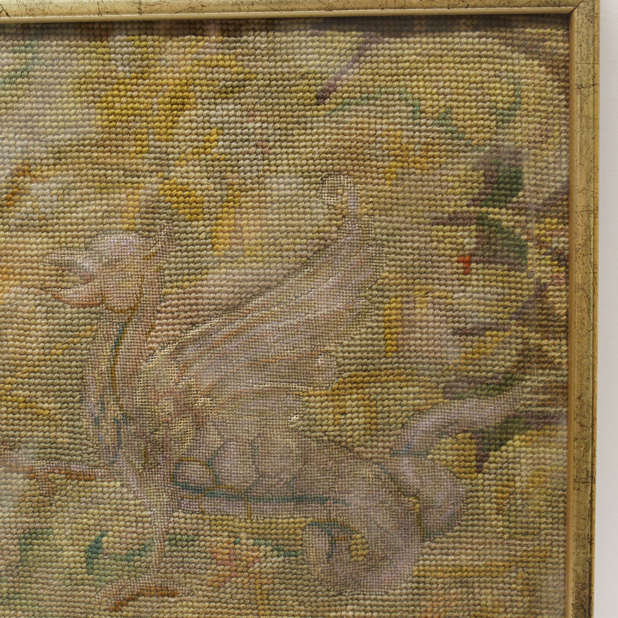 19th Century English Needlework with Wyverns