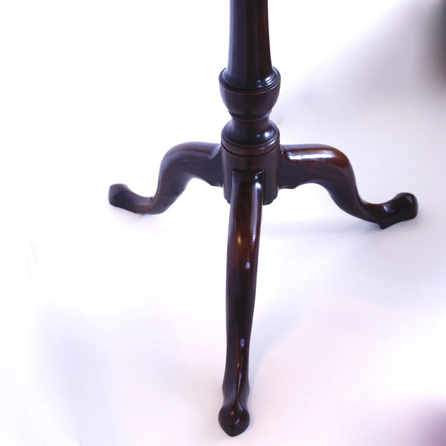 Small Provincial Georgian Mahogany Tilt Top Table