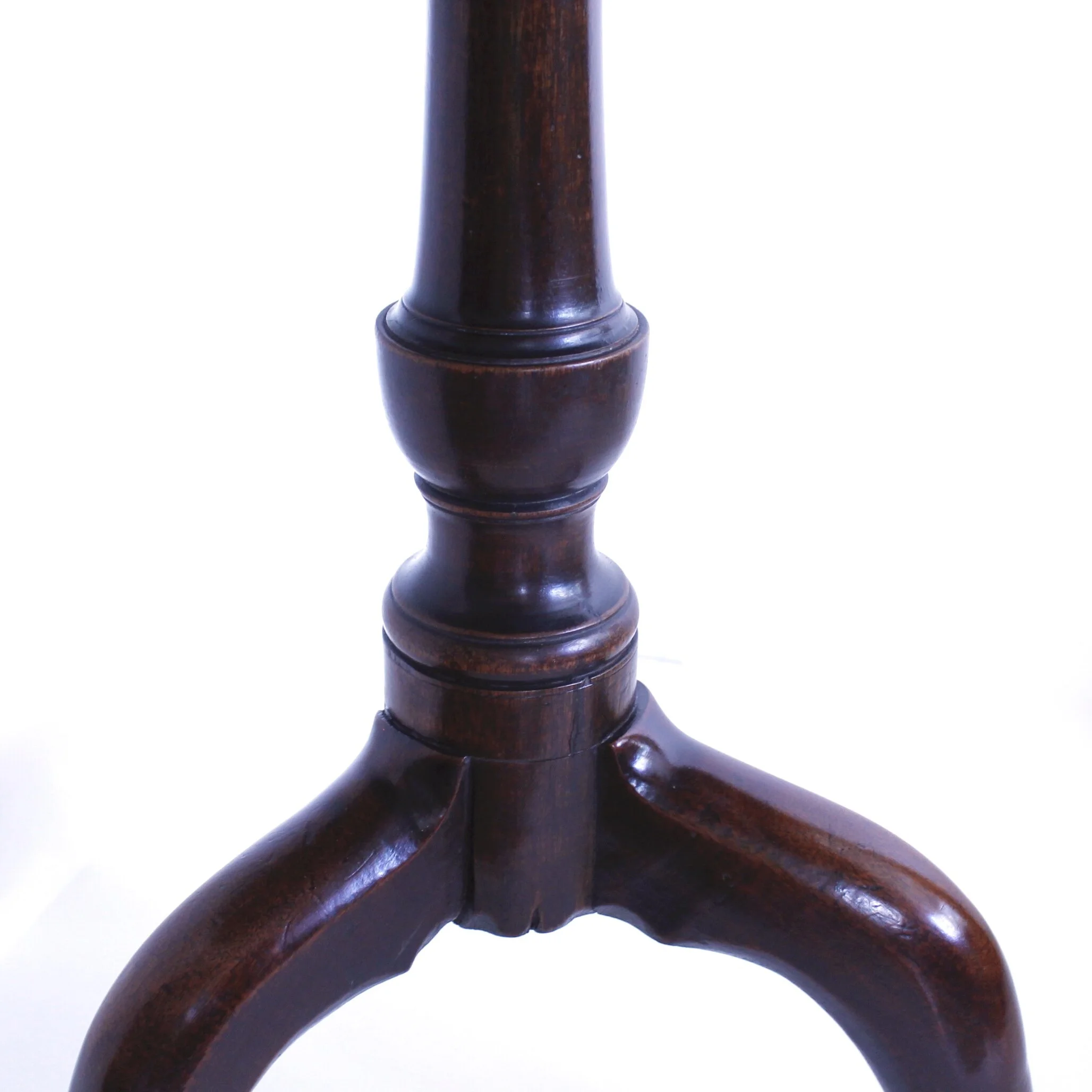 Small Provincial Georgian Mahogany Tilt Top Table