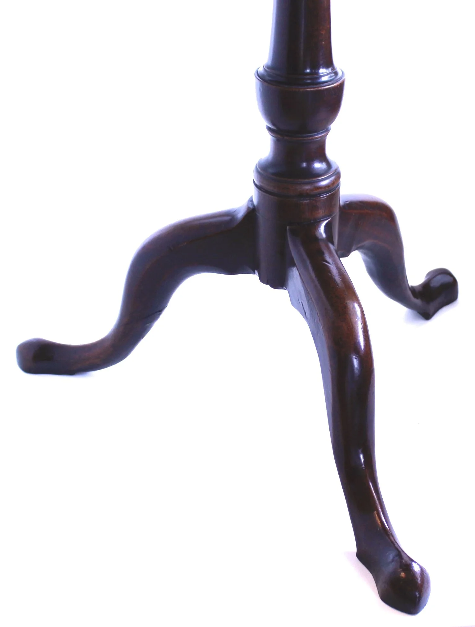 Small Provincial Georgian Mahogany Tilt Top Table