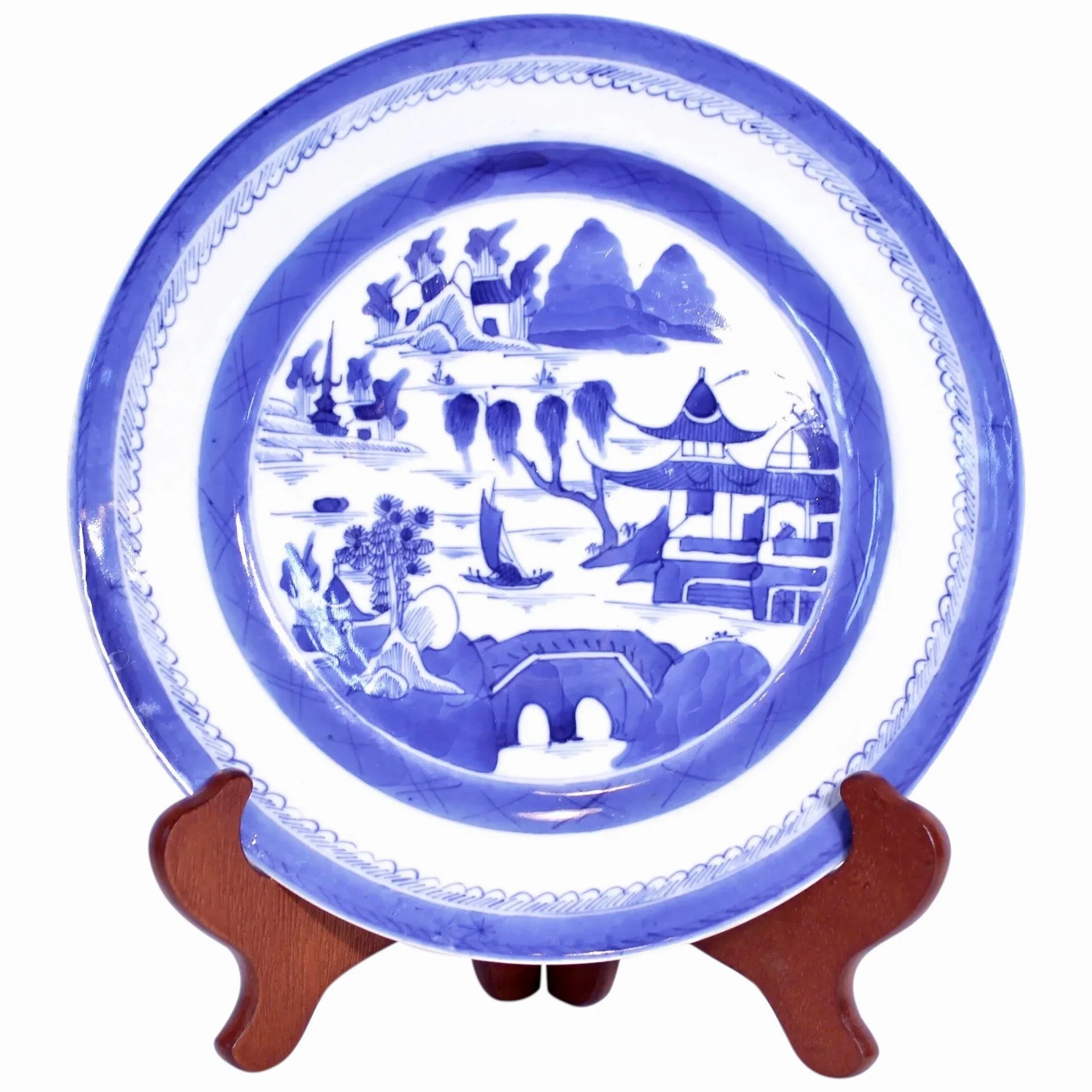 Chinese Export Canton Porcelain Plate