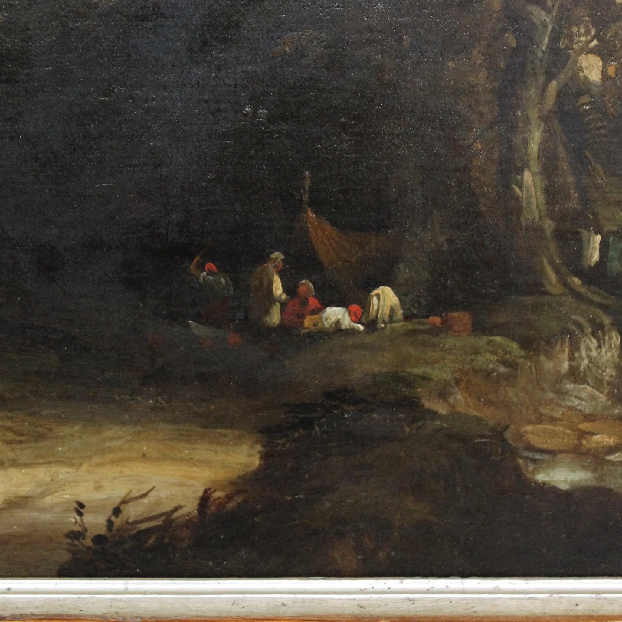 Pair of English Landscape Paintings, Oil on Canvas, 19th Century