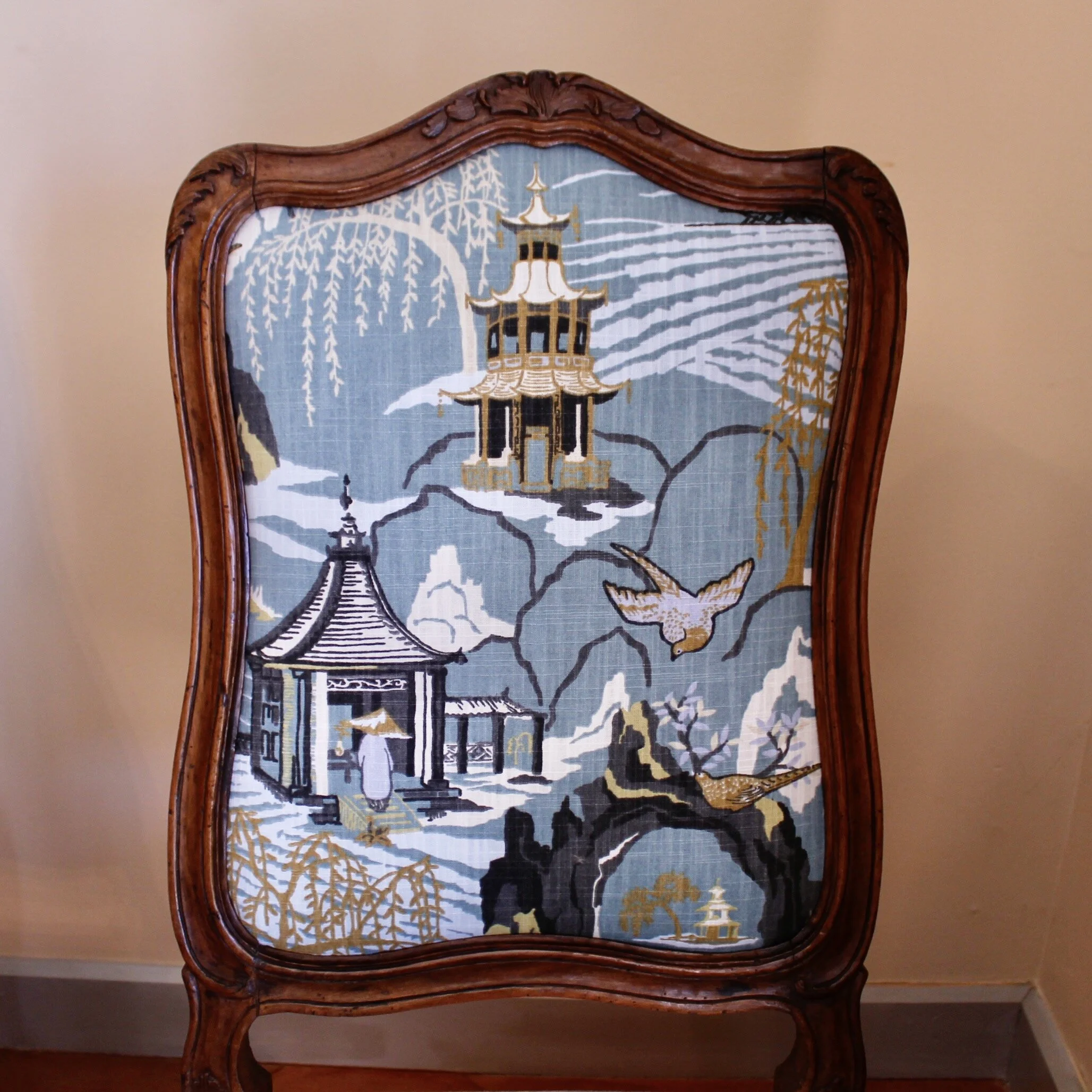 Pair of Finely Carved Italian Rococo Chairs, 18th Century