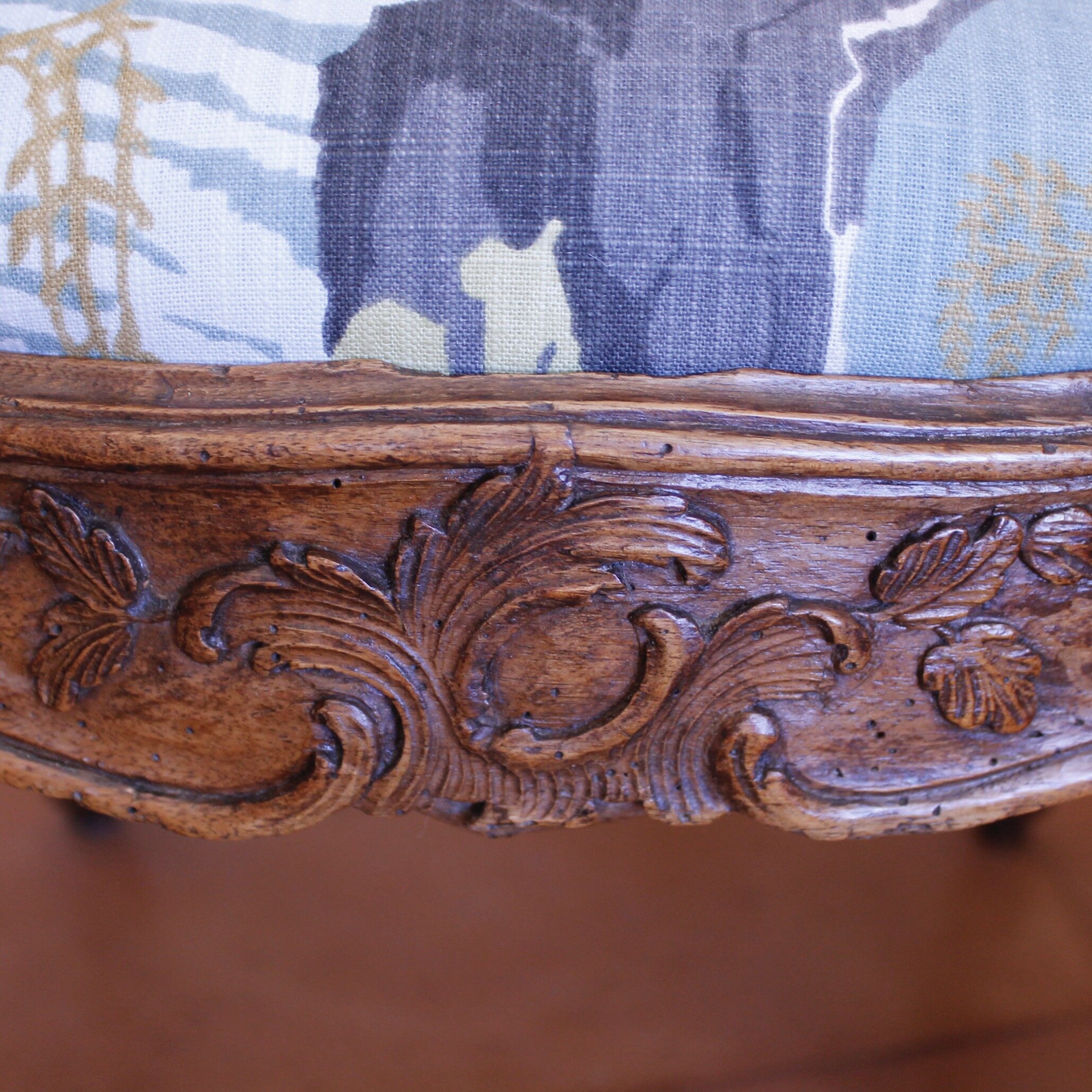 Pair of Finely Carved Italian Rococo Chairs, 18th Century