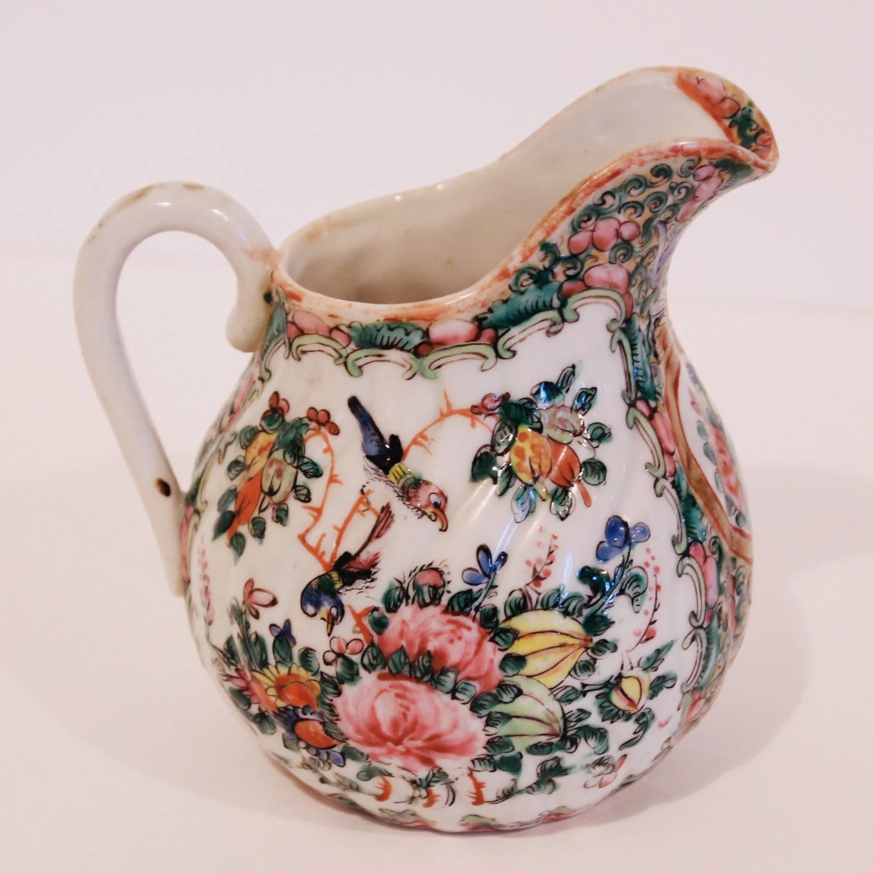 Rose Medallion Porcelain Cream Pitcher