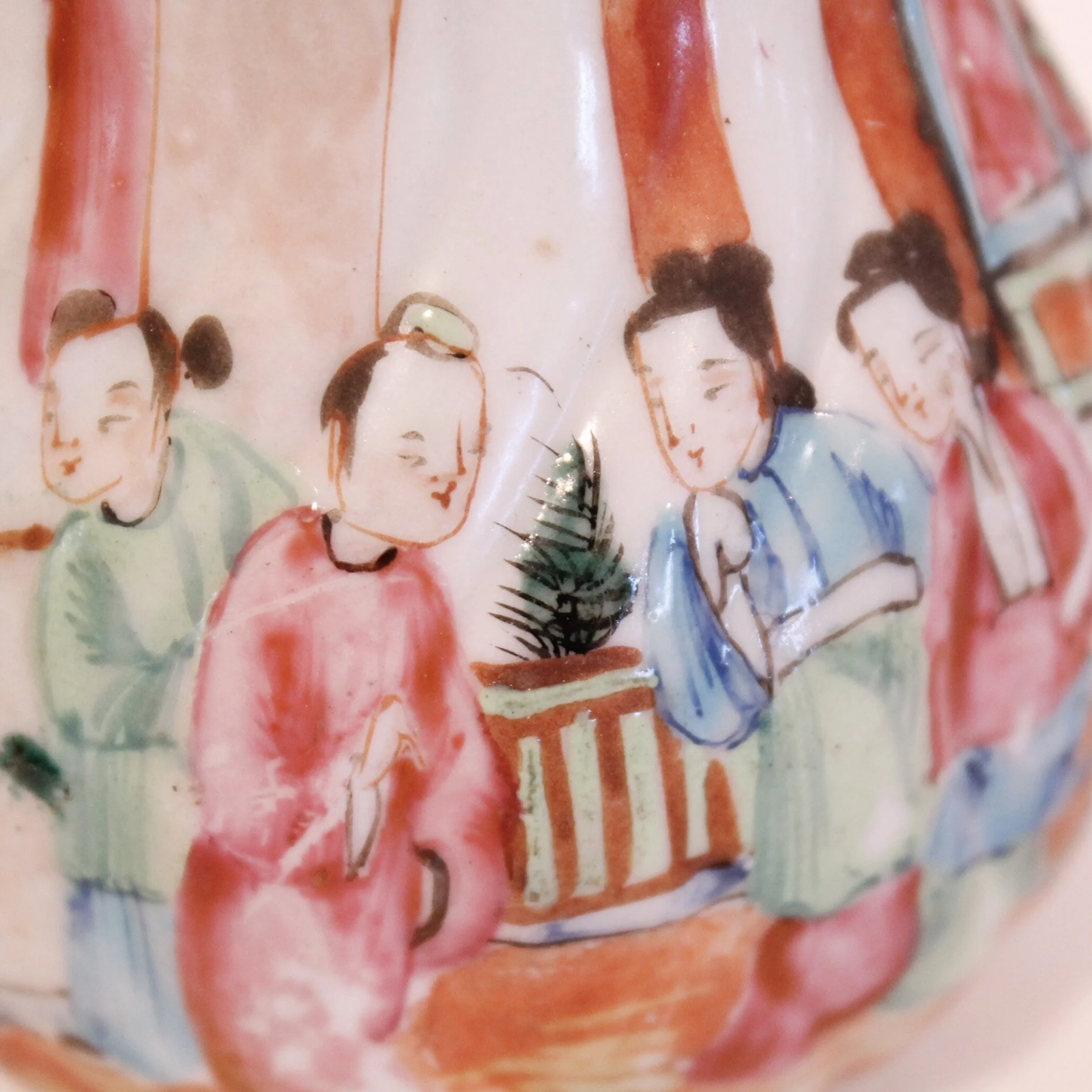 Rose Medallion Porcelain Cream Pitcher