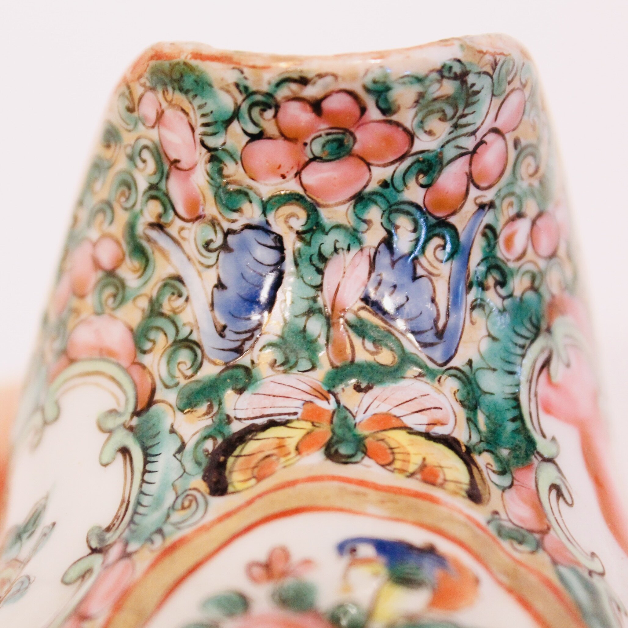 Rose Medallion Porcelain Cream Pitcher