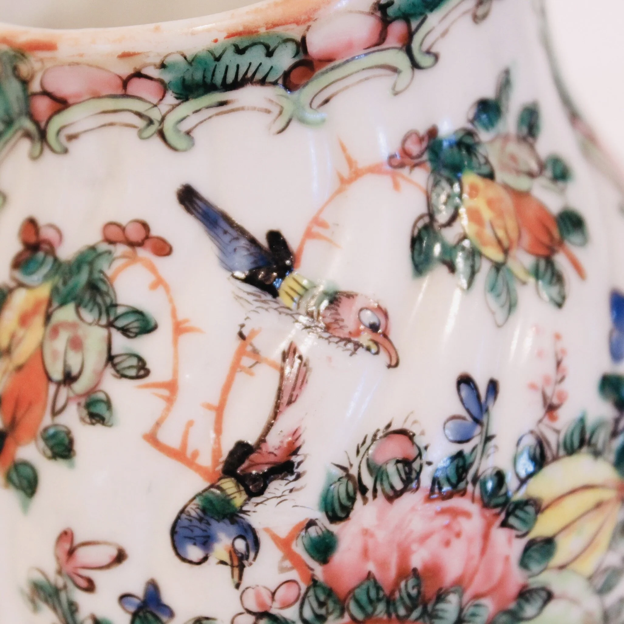 Rose Medallion Porcelain Cream Pitcher