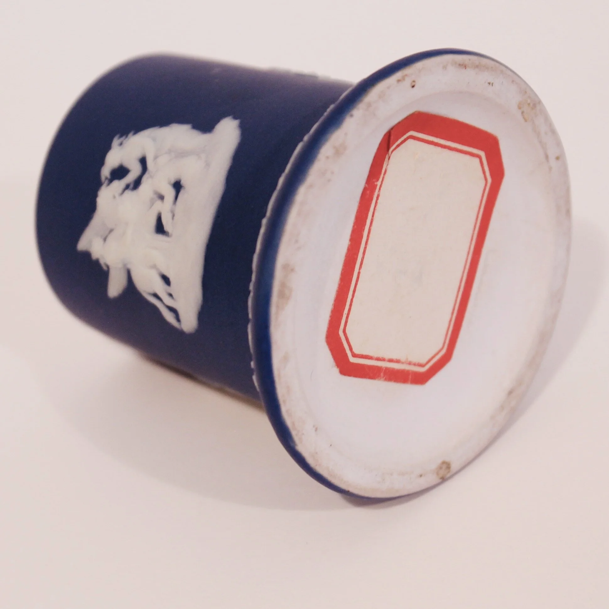 Small Wedgwood Spill Vase in Dark Blue