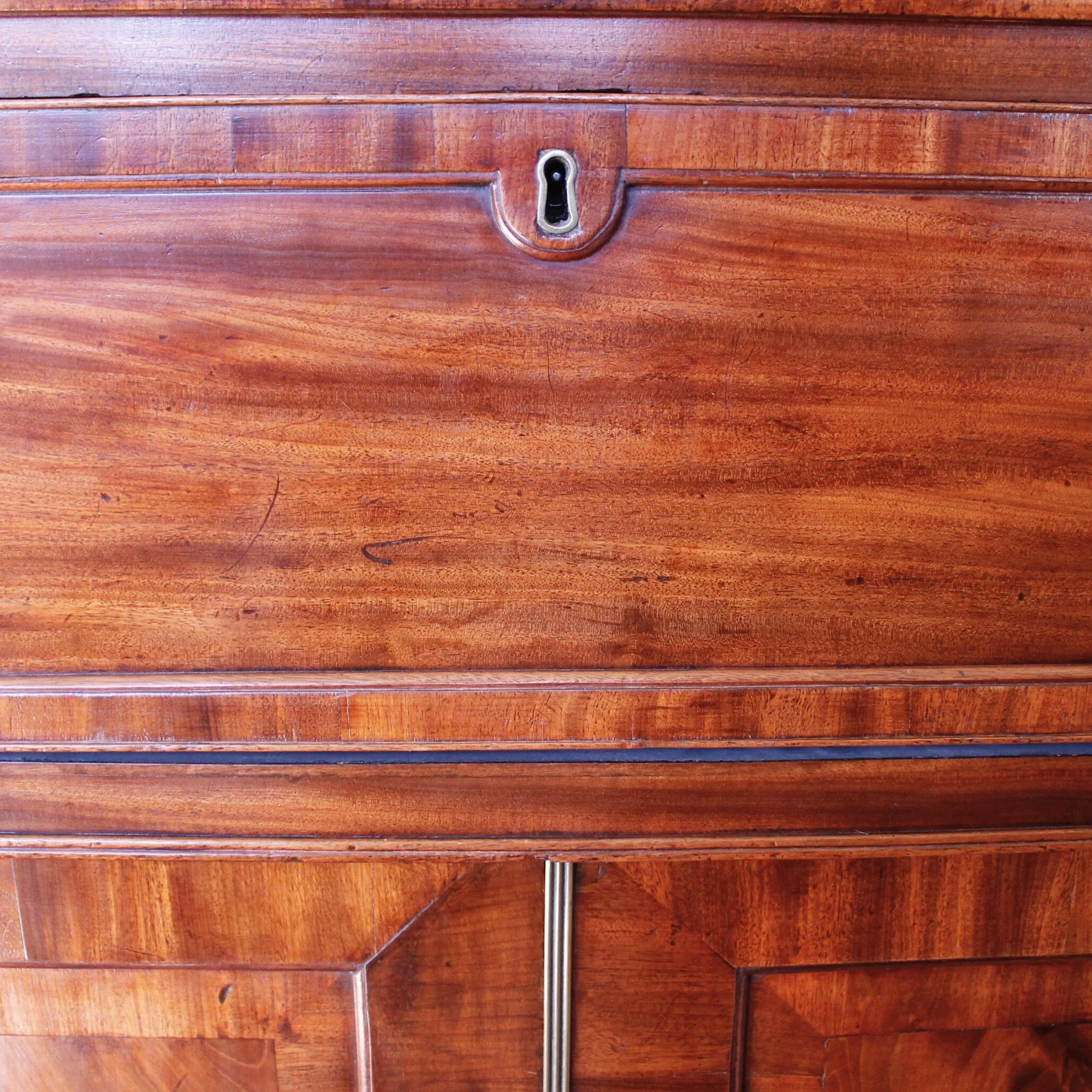English William IV Mahogany Secretary Bookcase