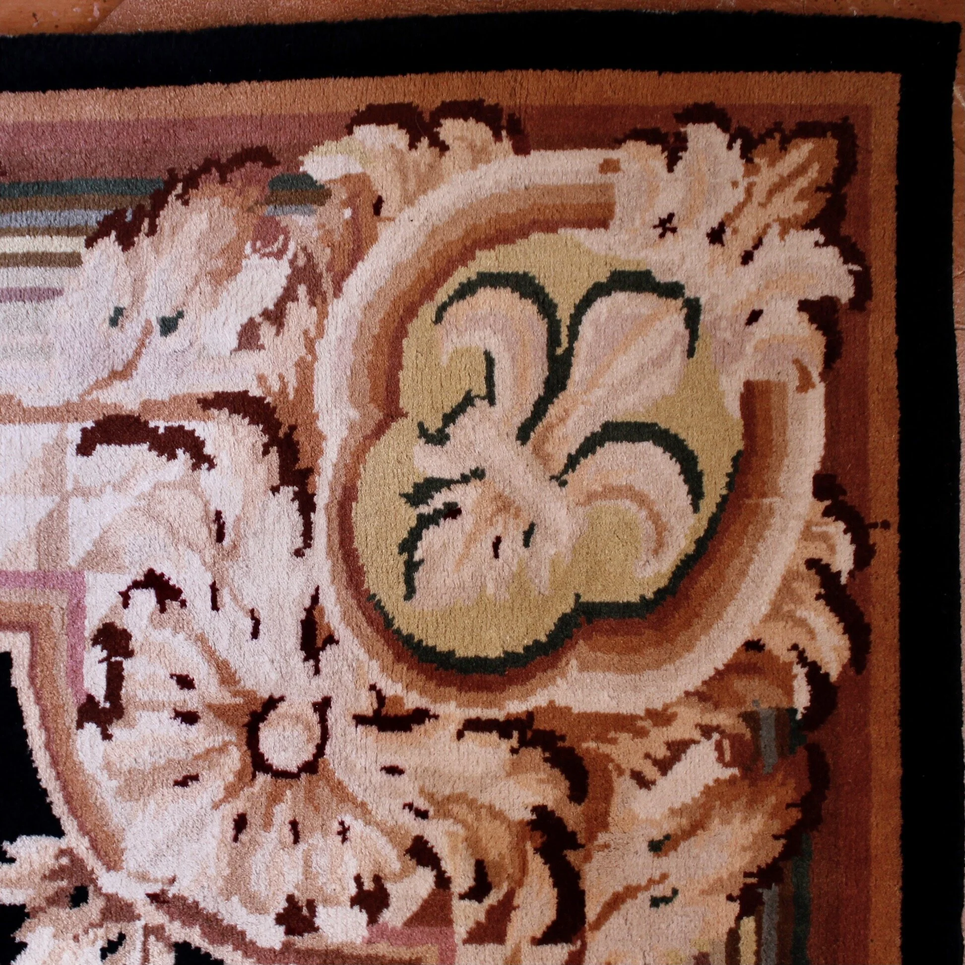 French Savonnerie Style Wool Carpet