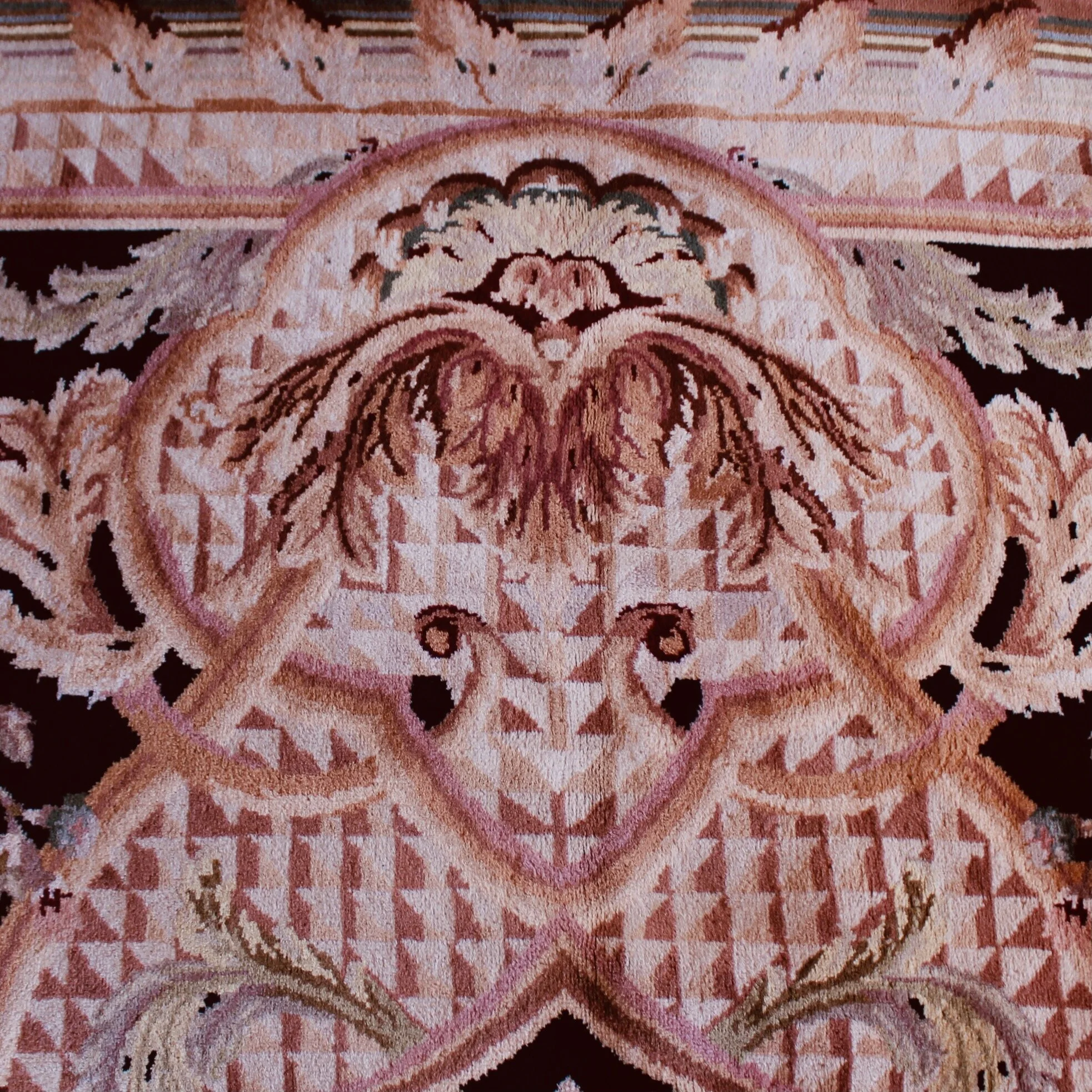 French Savonnerie Style Wool Carpet