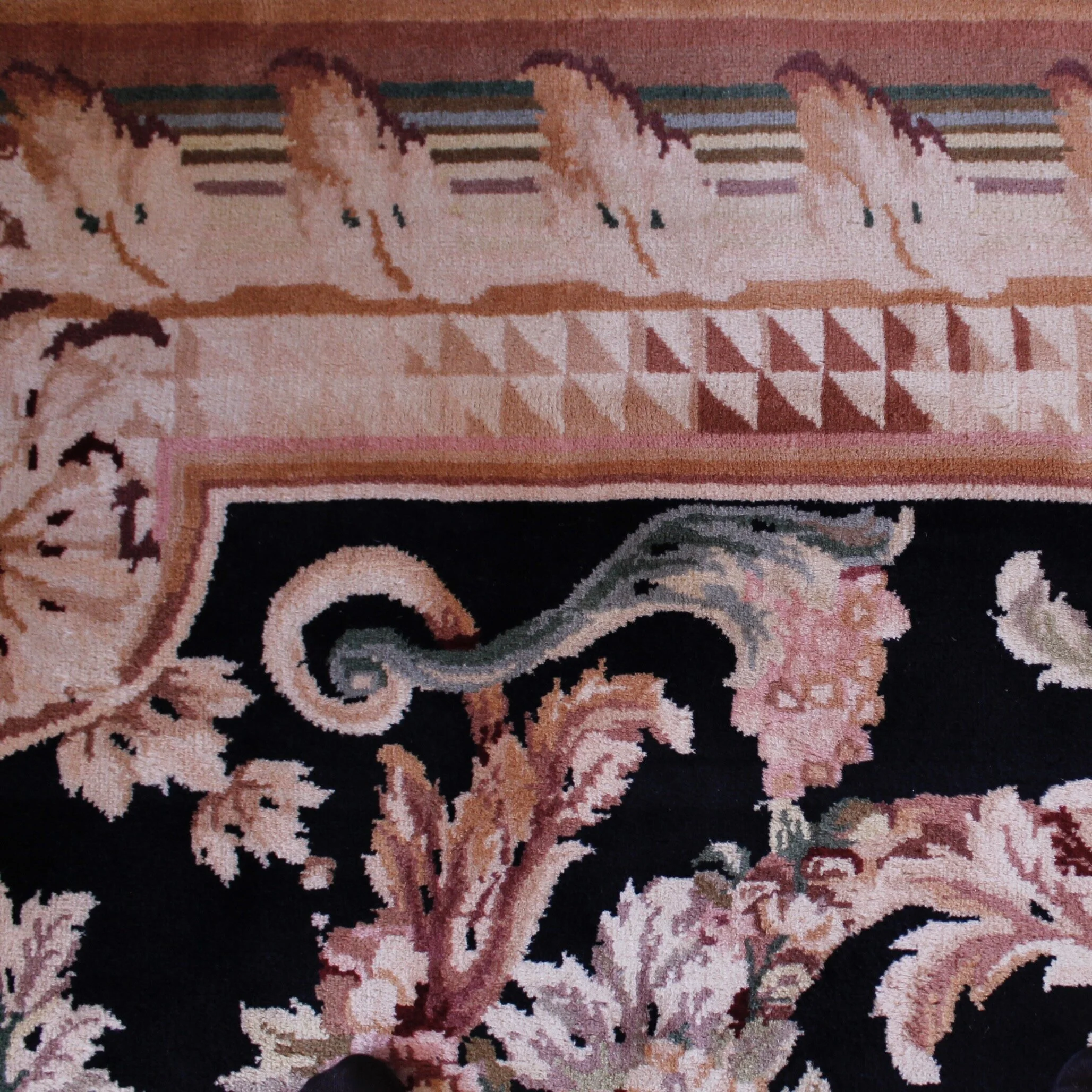 French Savonnerie Style Wool Carpet