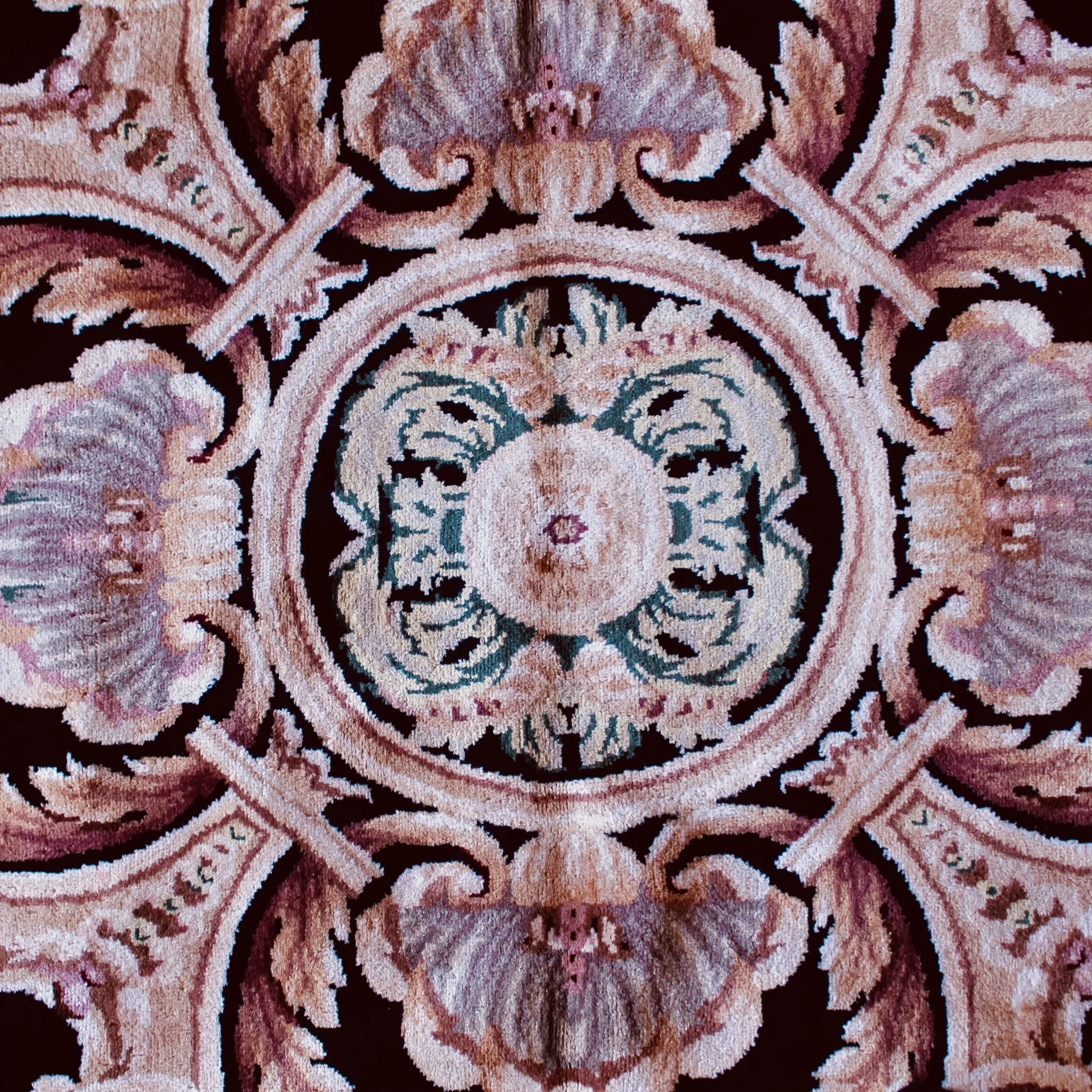 French Savonnerie Style Wool Carpet