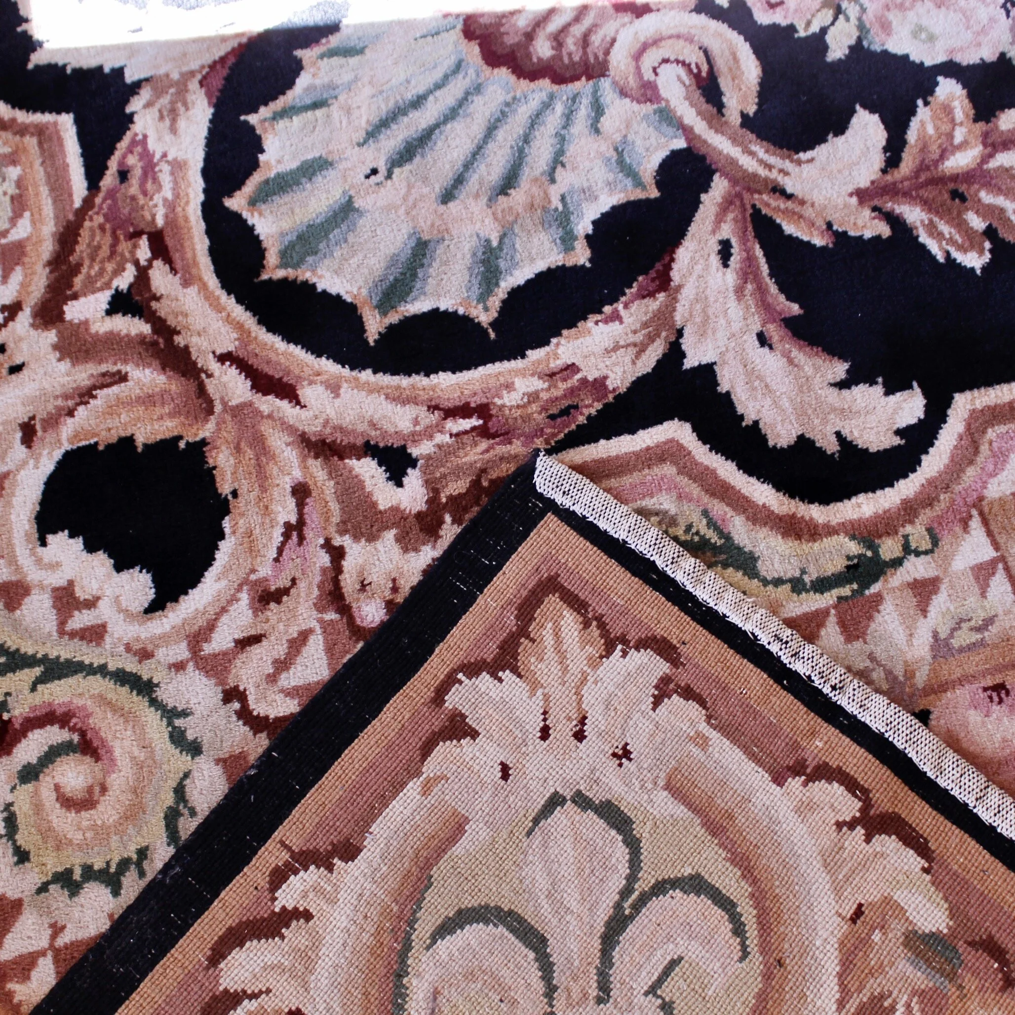 French Savonnerie Style Wool Carpet