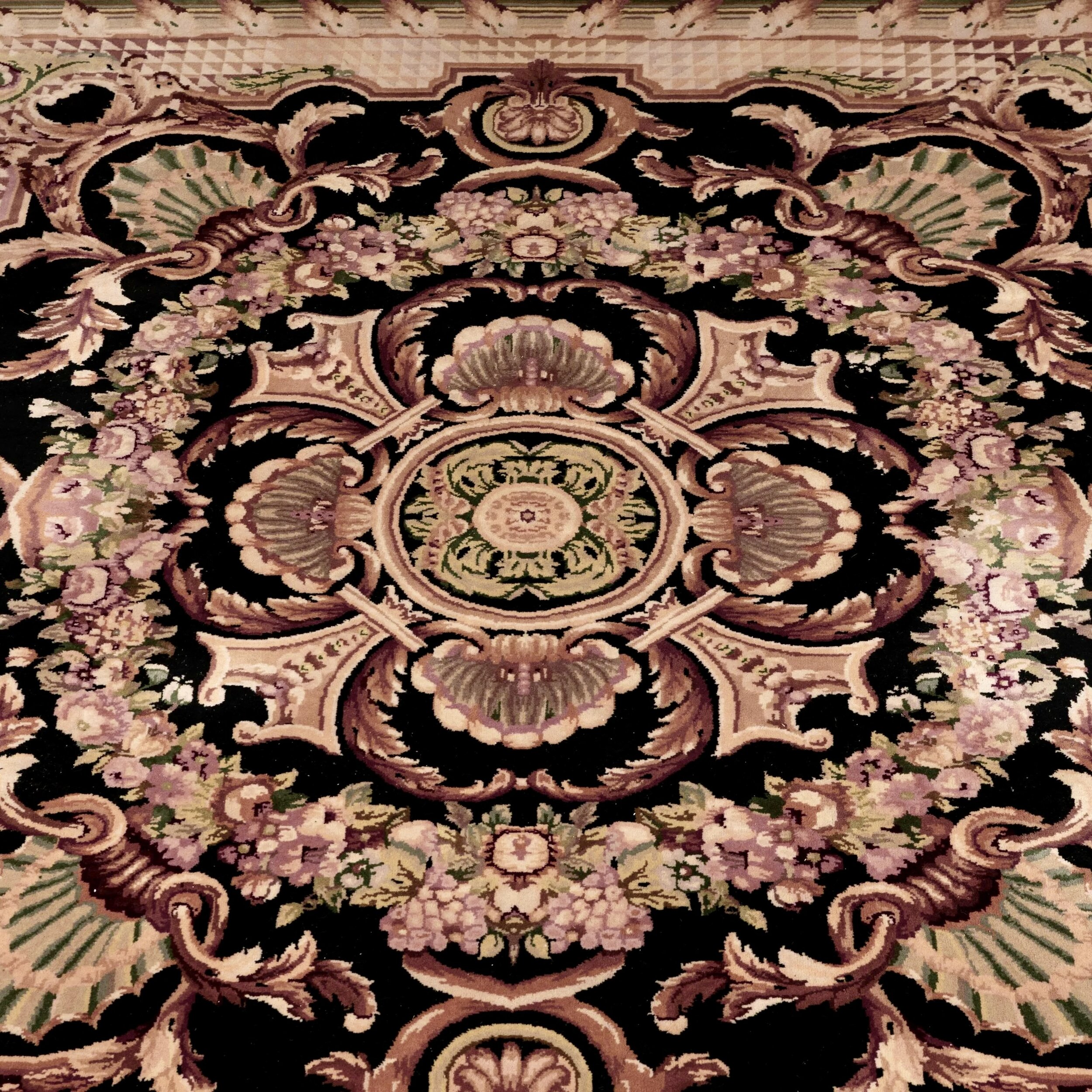 French Savonnerie Style Wool Carpet