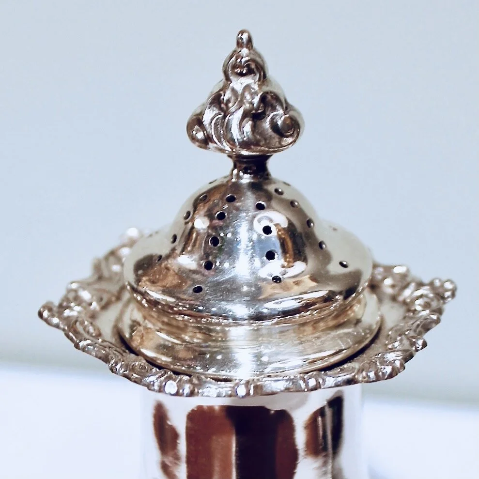  Large American Sterling Salt and Pepper Shakers by Black, Starr and Frost