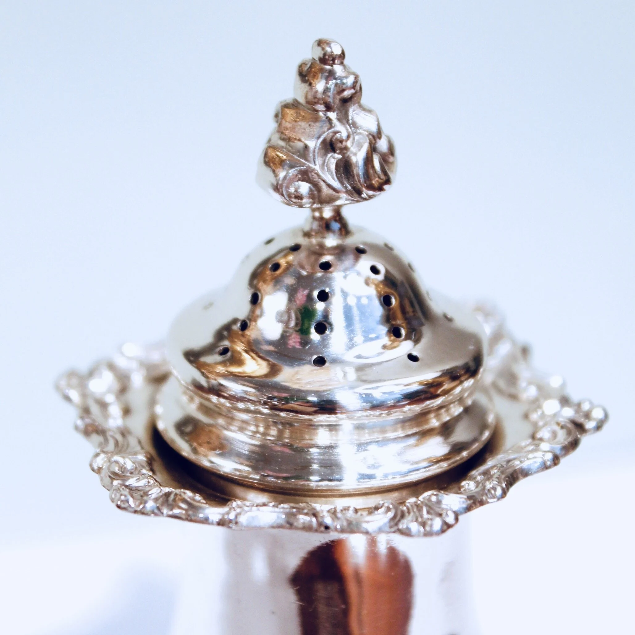  Large American Sterling Salt and Pepper Shakers by Black, Starr and Frost