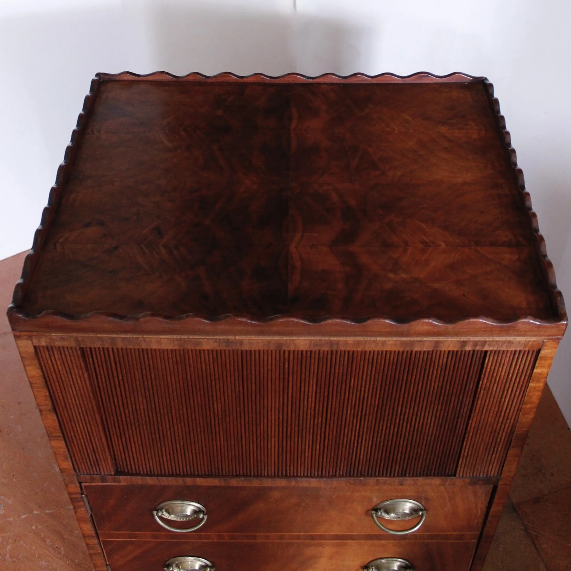George IV Mahogany Pot Cupboard Cabinet, 19th Century