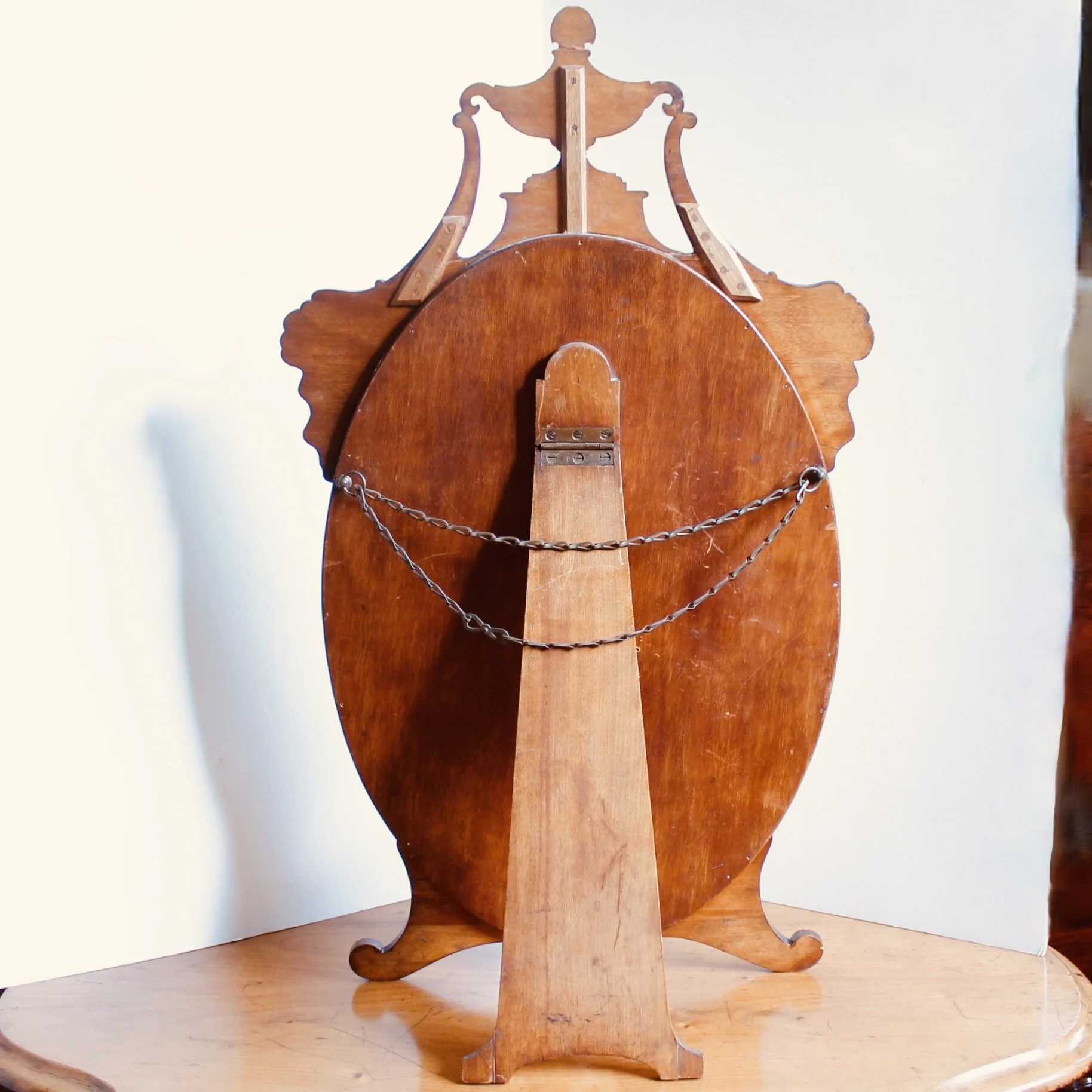 Sheraton Style Satinwood Dressing Mirror