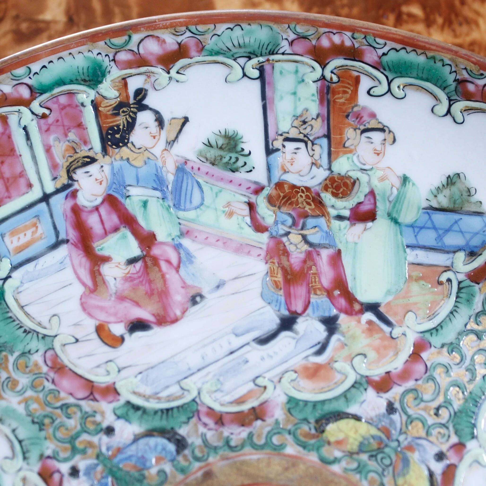 Rose Medallion Plates