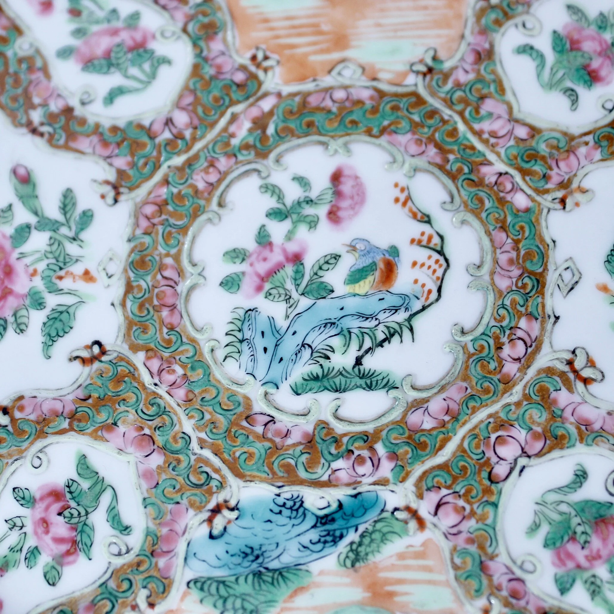 Rose Medallion Plates