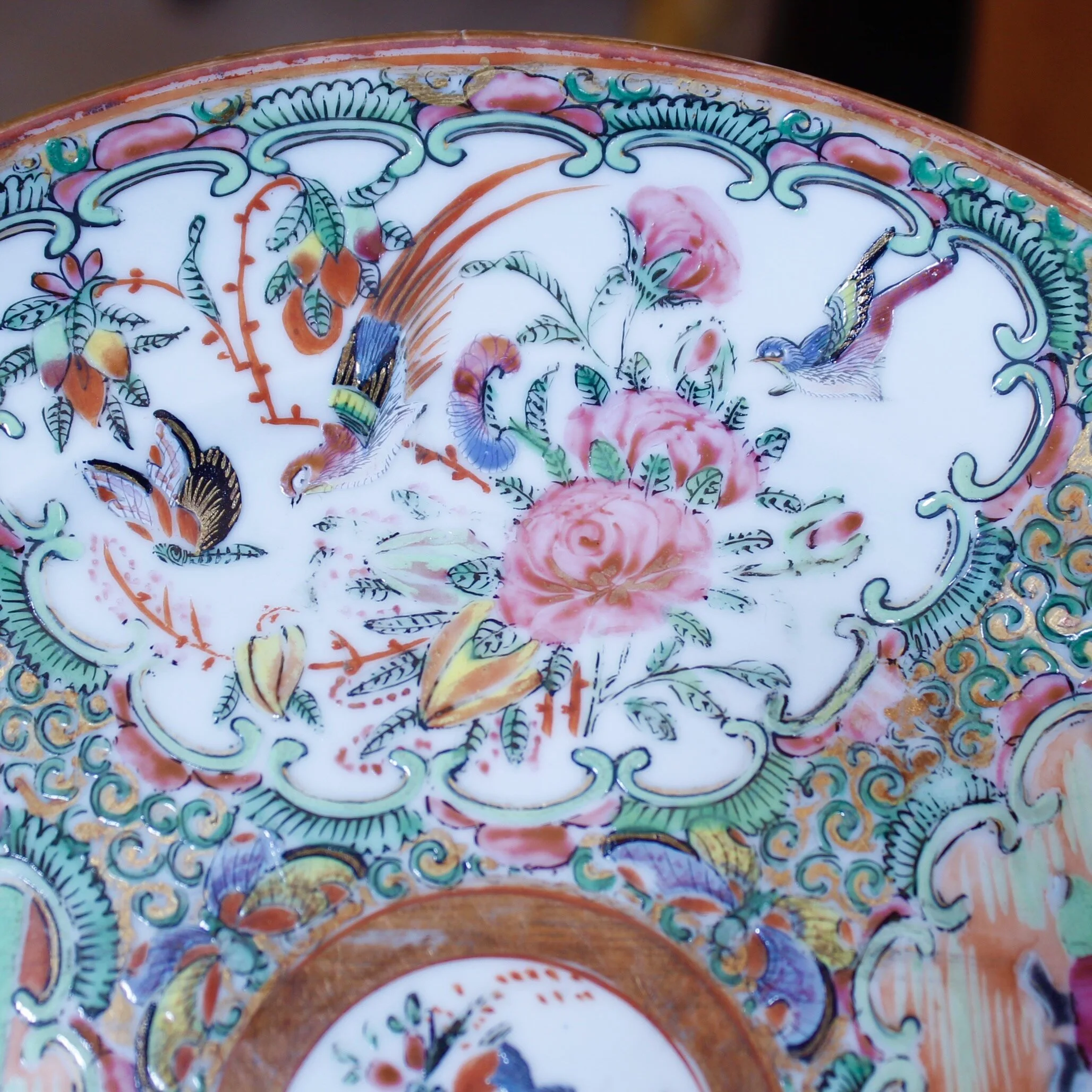 Rose Medallion Plates
