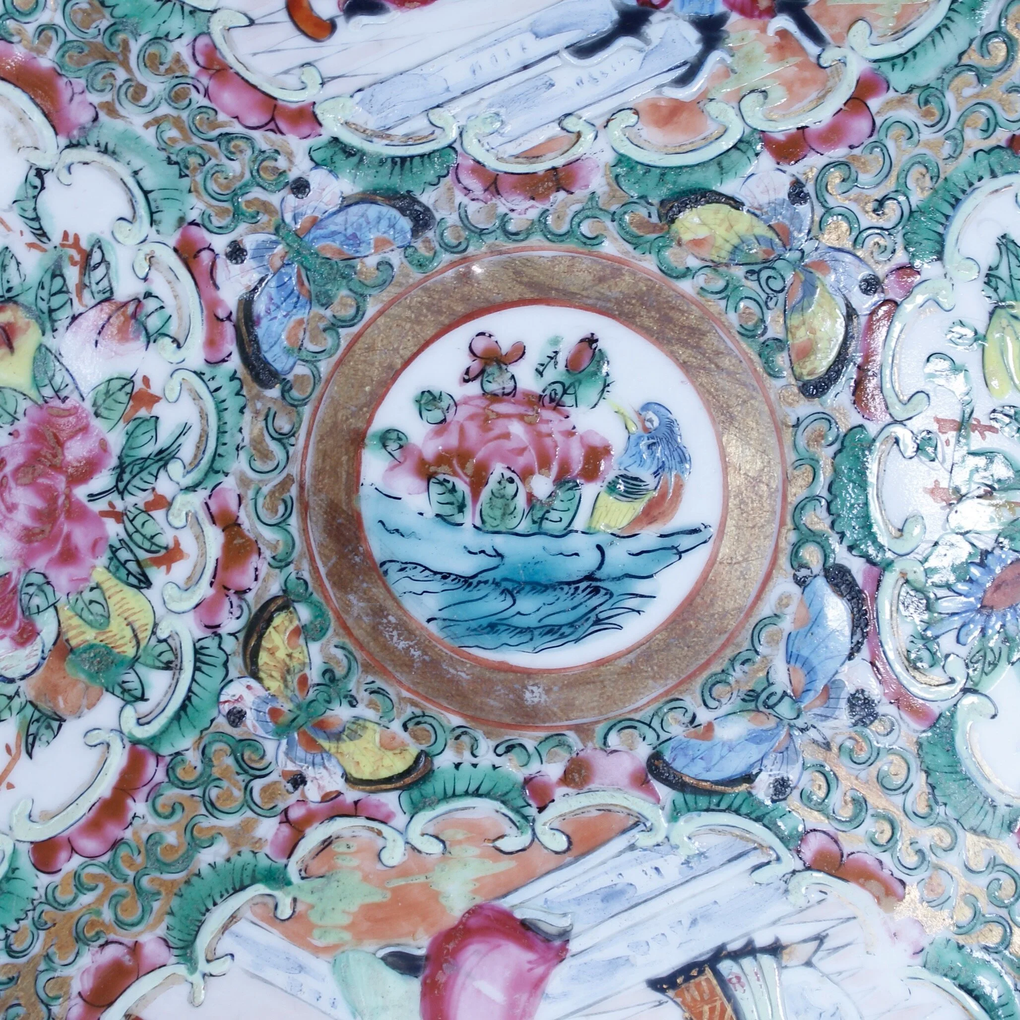 Rose Medallion Plates