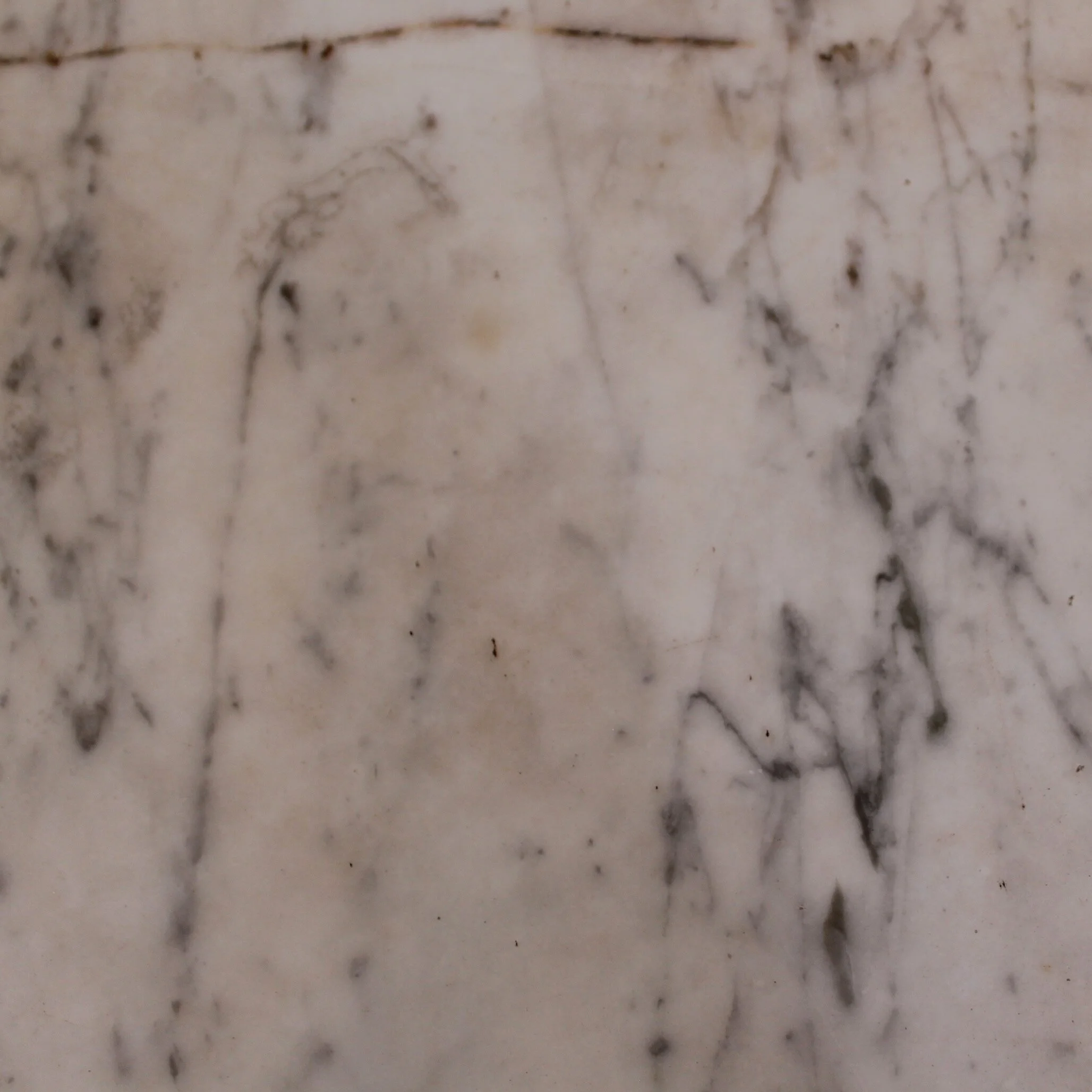 Florette Parquetry Transitional Louis XVI Commode with Marble Top