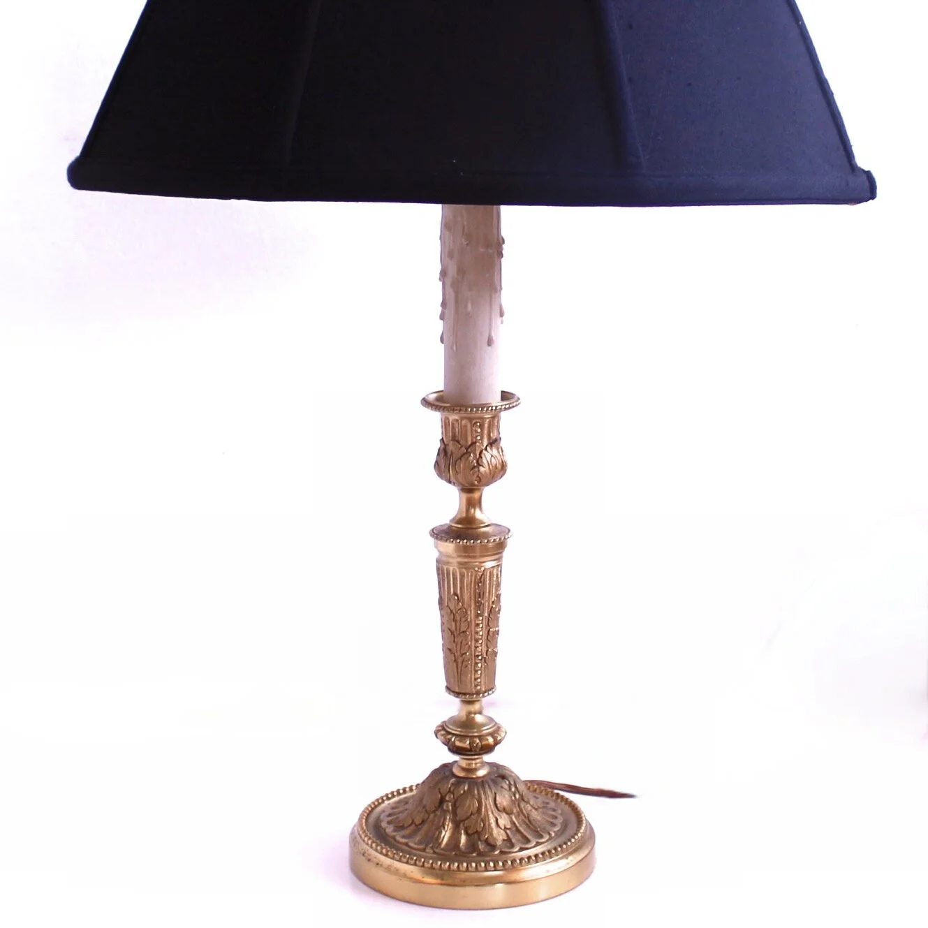 Pair of Louis XVI Style Candlestick Lamps