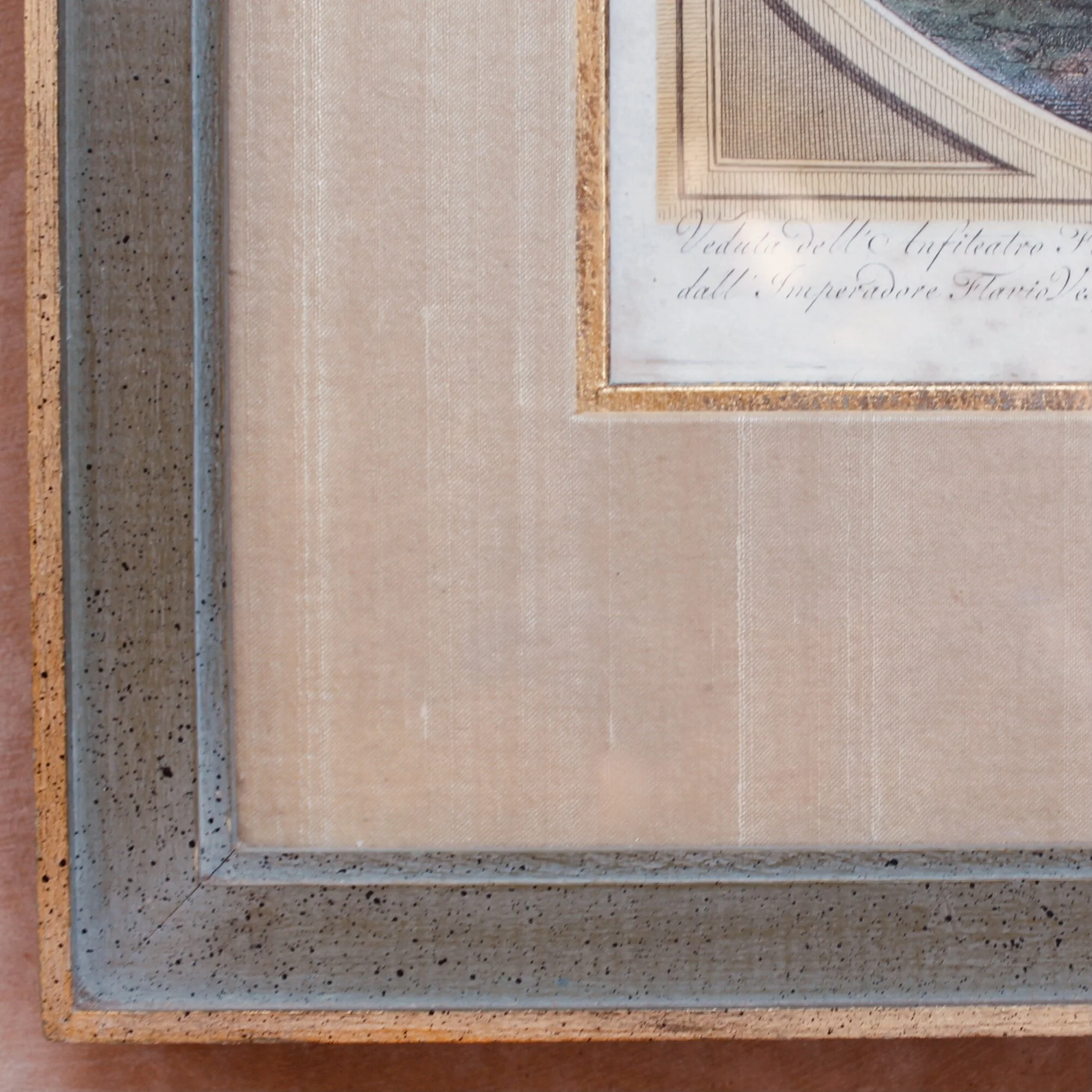 Pair of Engraved Roman Views After Piranesi and Cipriani: Castel Sant’Angelo and the Colosseum