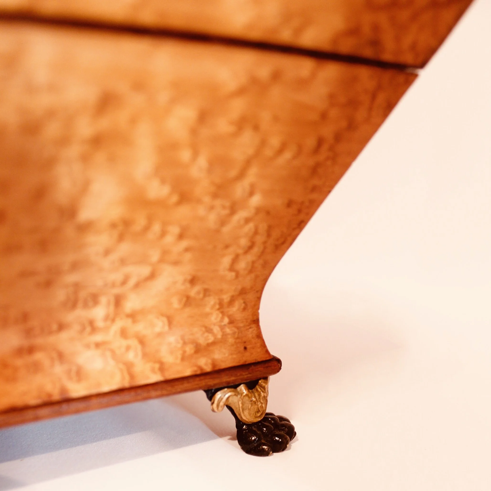 English Regency Period Bird’s Eye Maple Marquetry Box