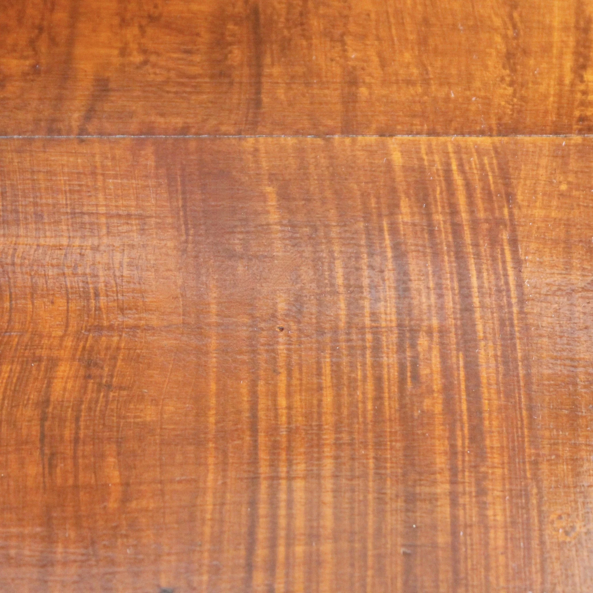 American Federal Tiger Maple Grained Candlestand Occasional Table