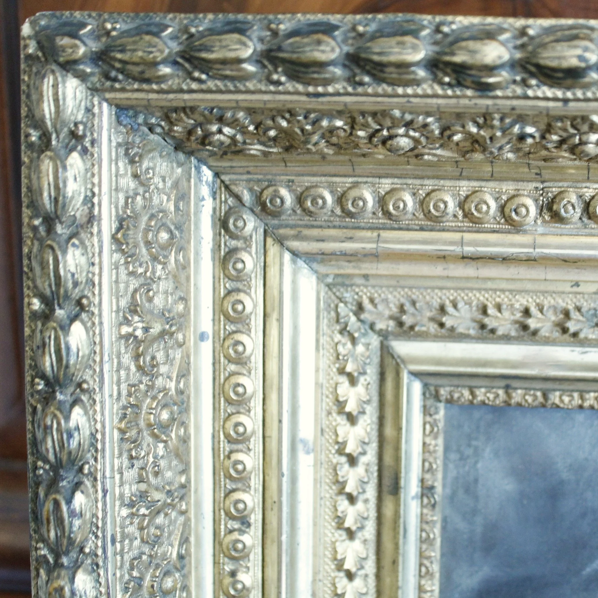 “Tossed at Sea,” 19th Century Oil on Canvas in a Period Gilt Frame