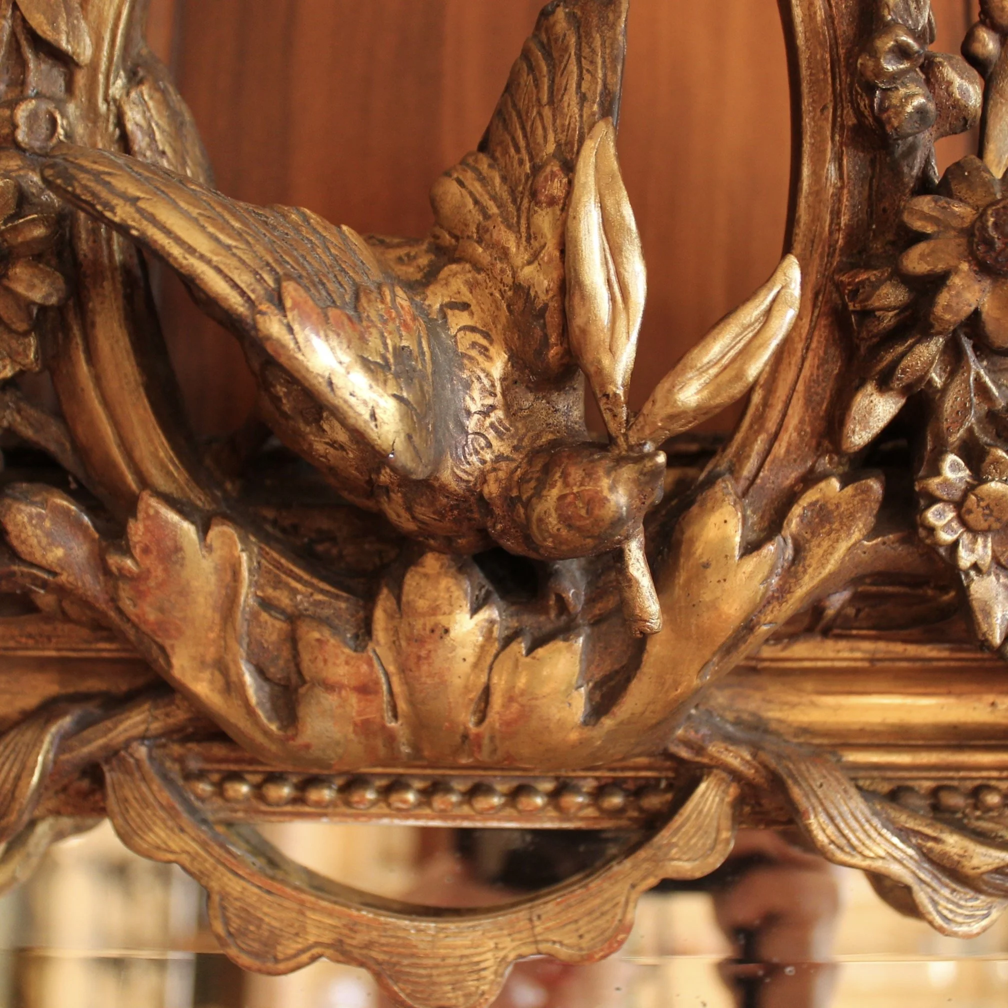 Belle Époque French Neoclassical Gilt Mirror
