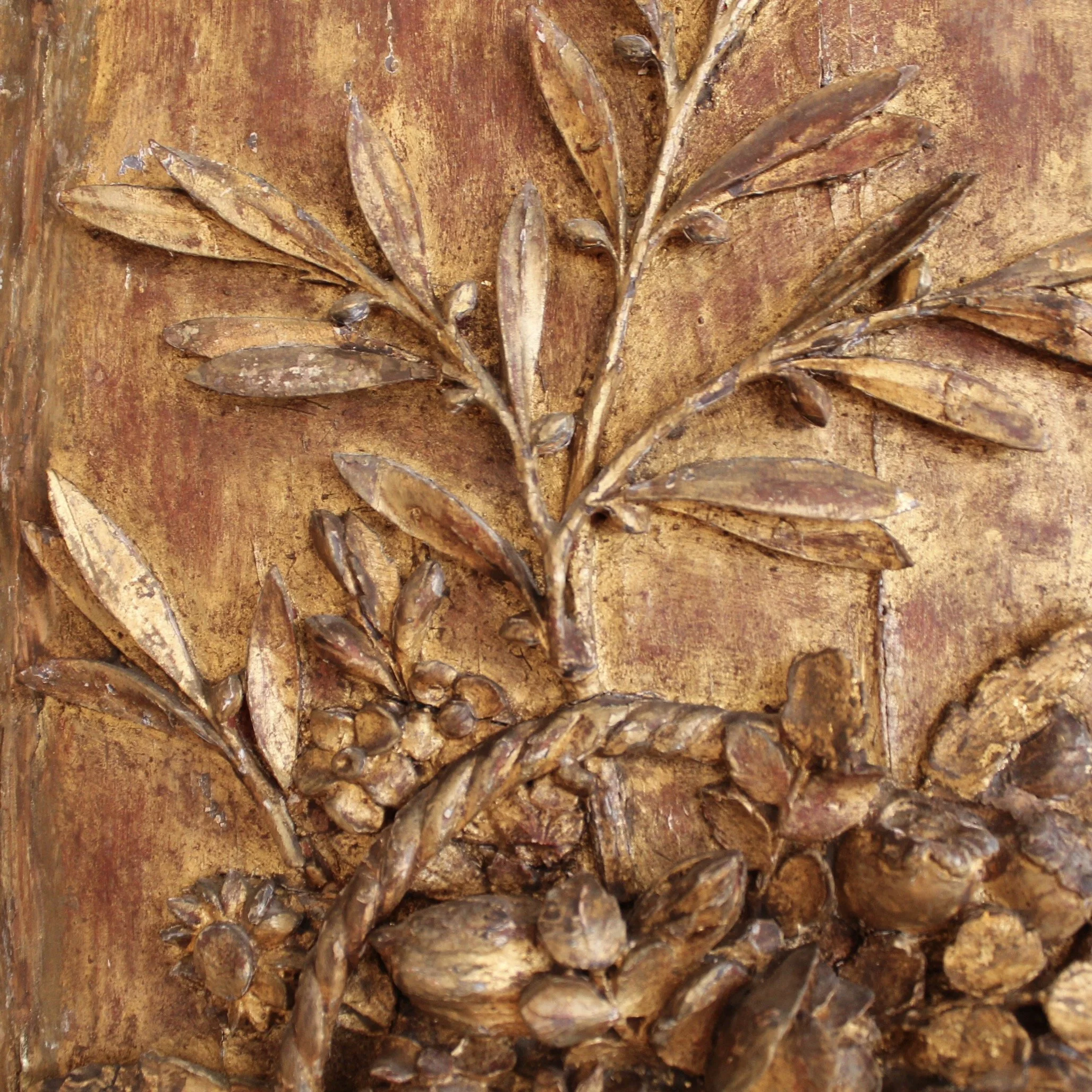 Swedish Gustavian Neoclassical Gilded Pier Mirror with Associated Marble Topped Console