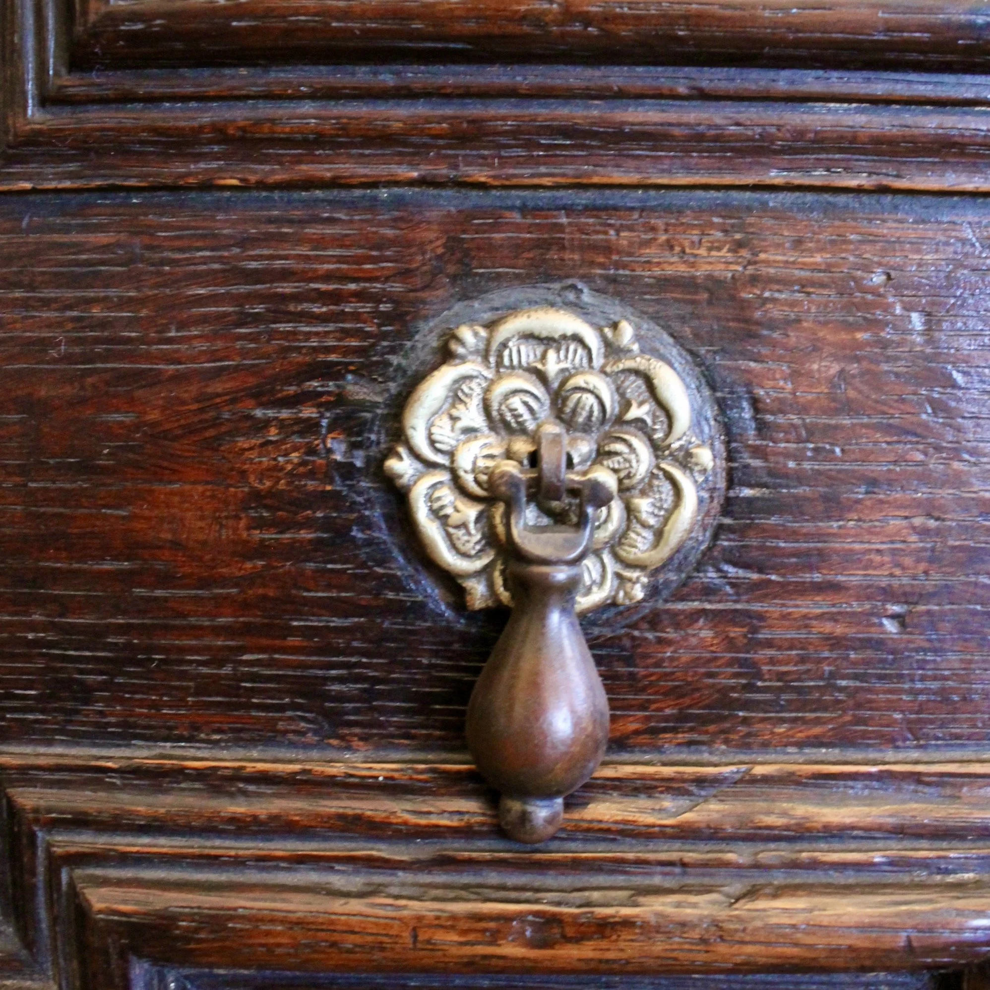 Charles II English Oak Chest of Drawers, 17th century
