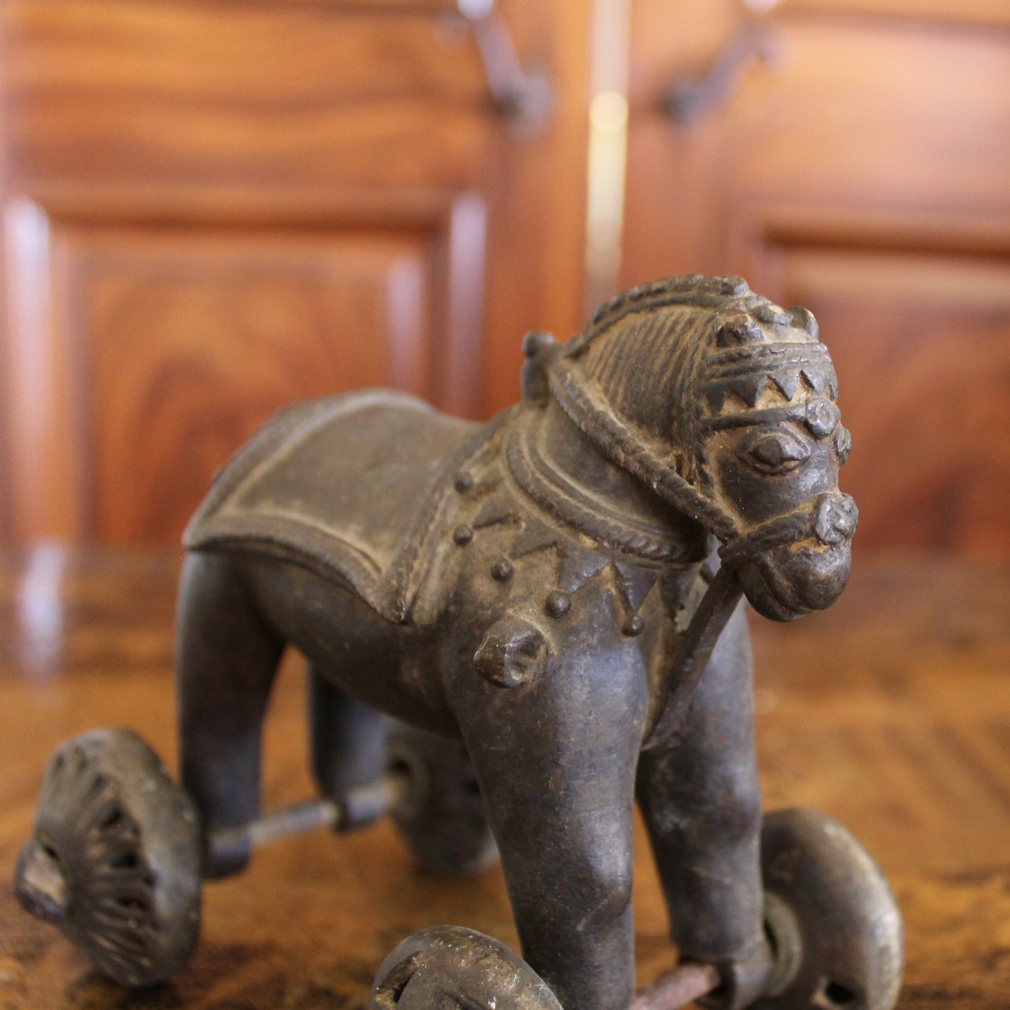 Bronze "Temple Toy" Sculpture of a Horse