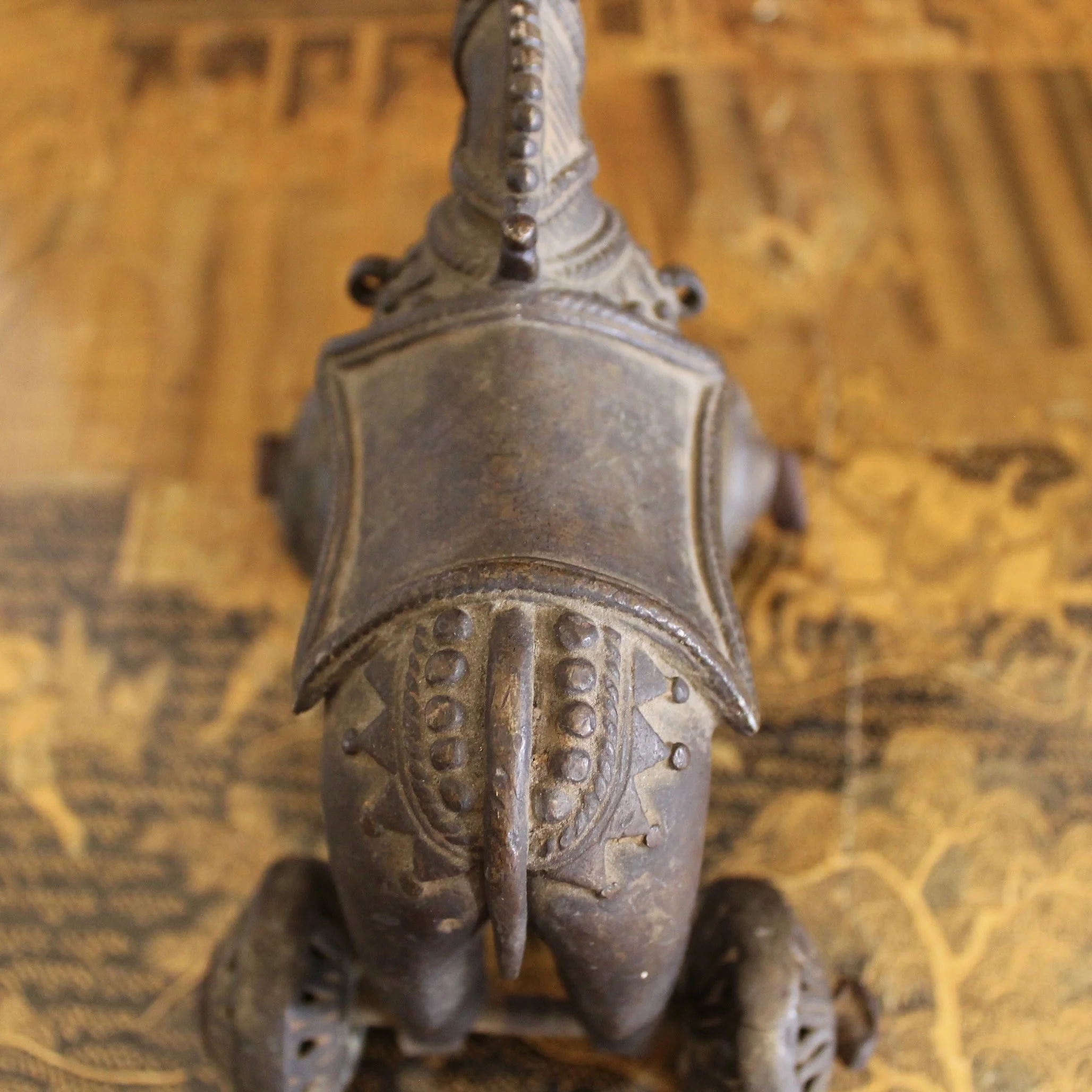 Small Bronze Sculpture of a Stallion, 19th Century India