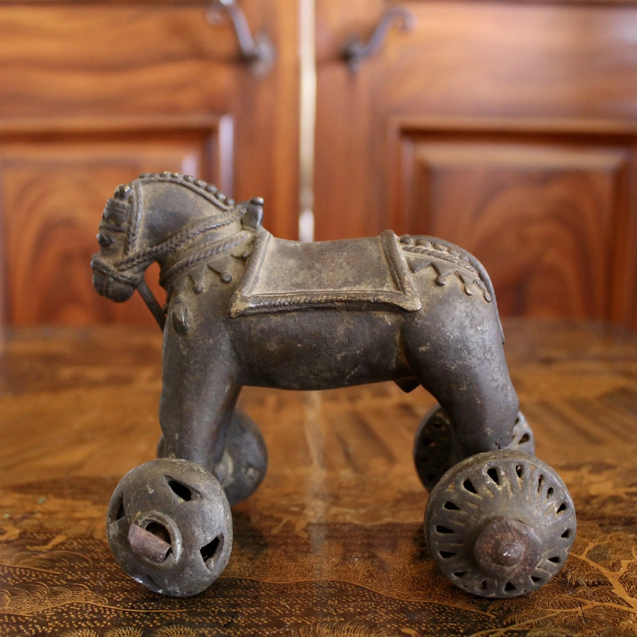 Bronze "Temple Toy" Sculpture of a Horse