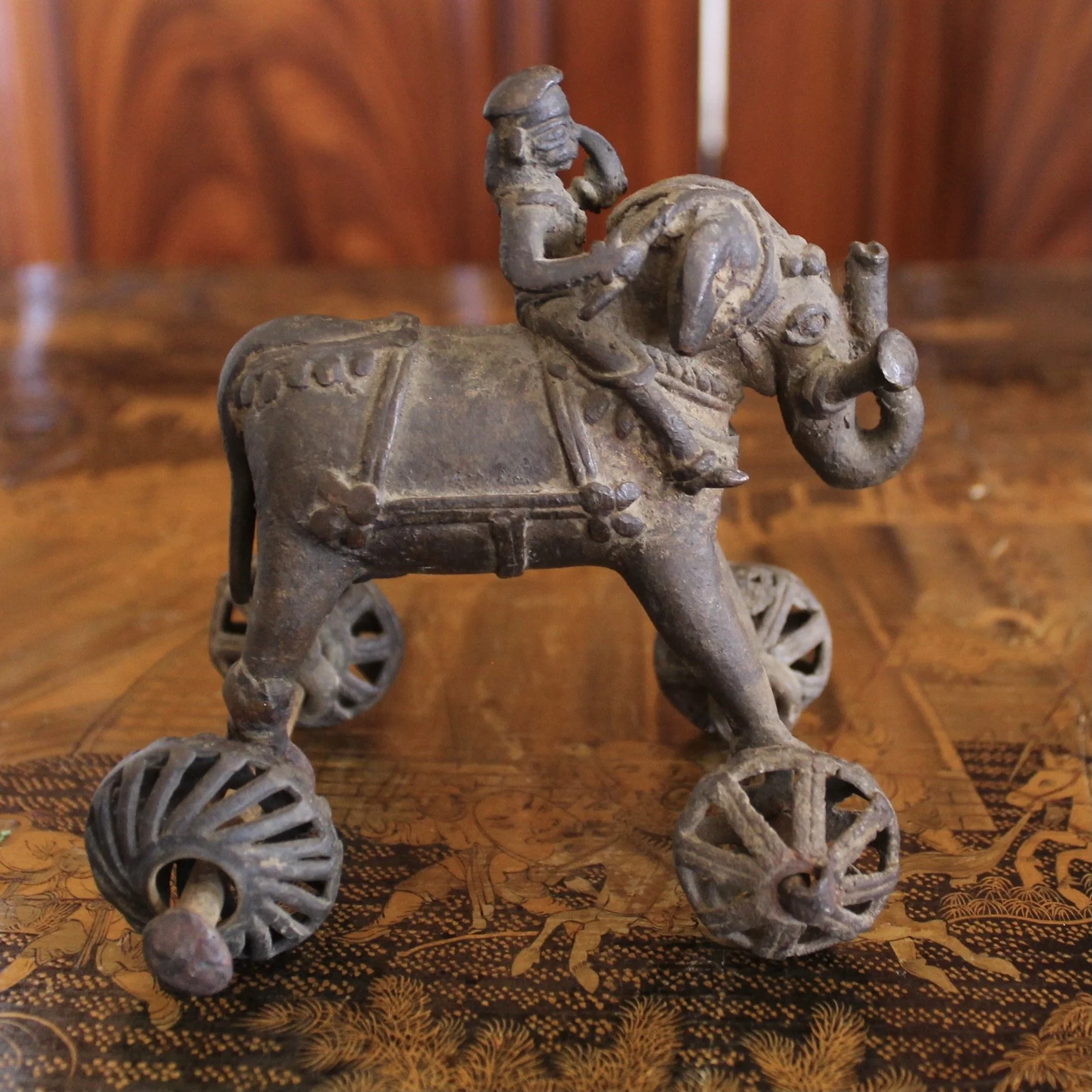 Temple Toy, Indian bronze elephant sculpture