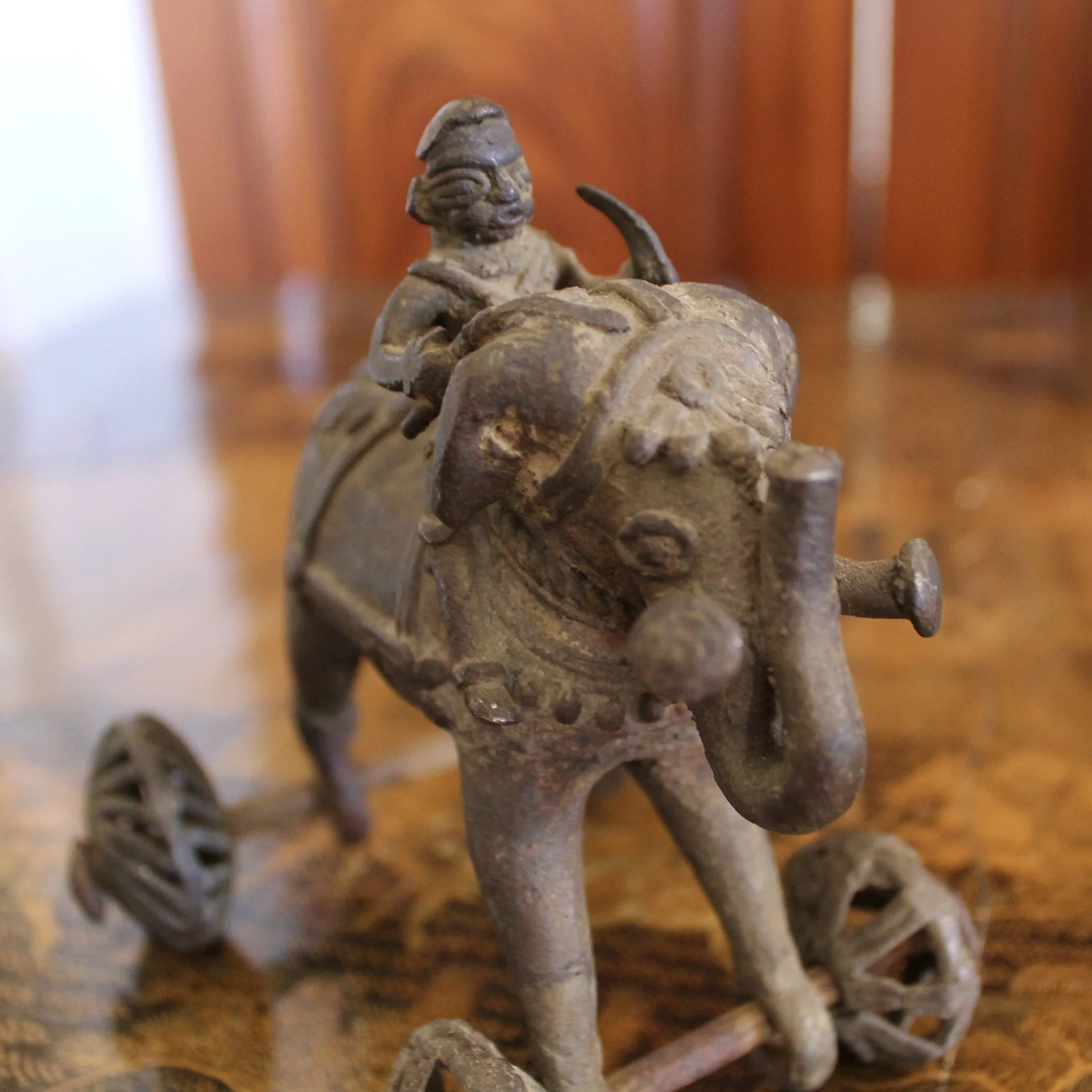Temple Toy, Indian bronze elephant sculpture