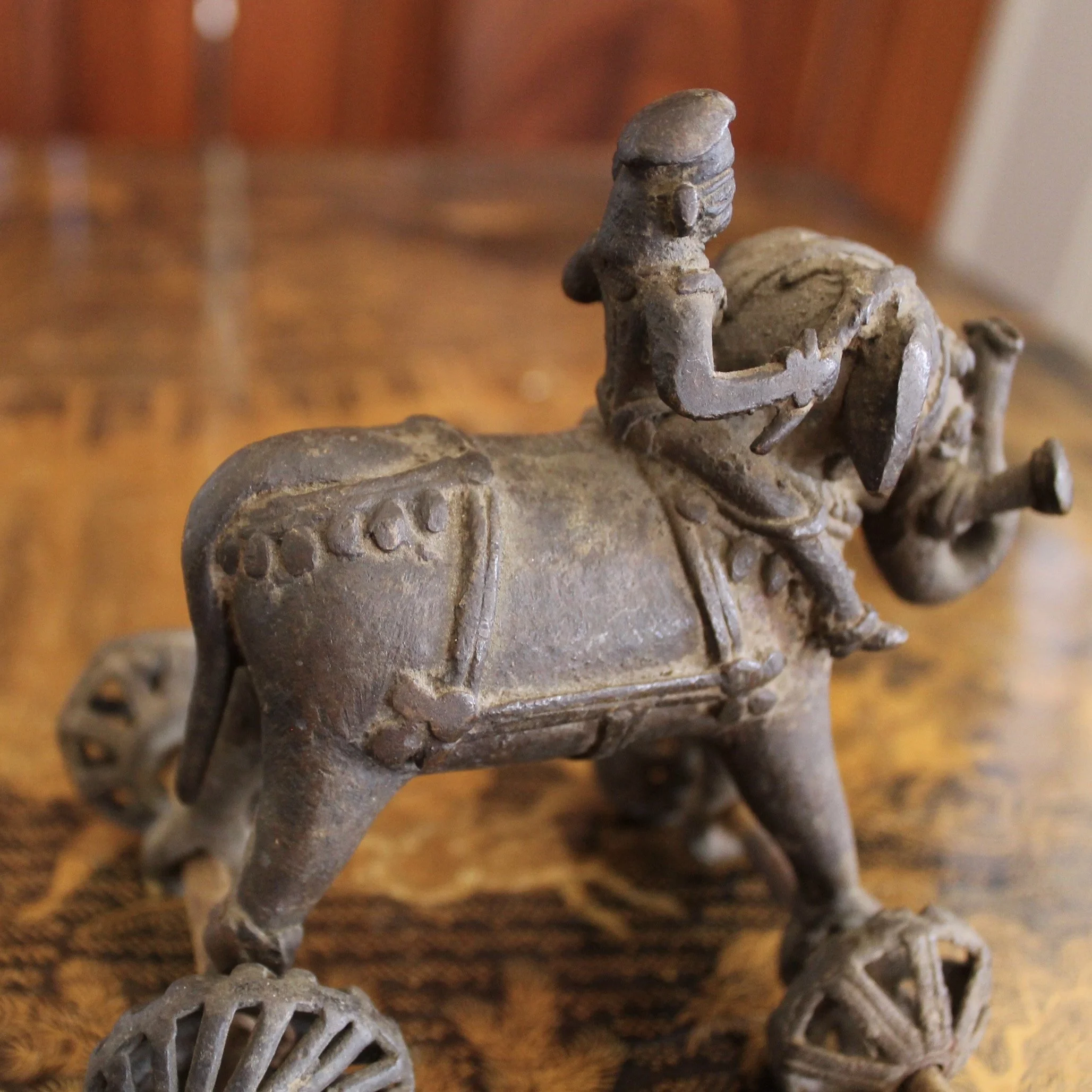 Temple Toy, Indian bronze elephant sculpture