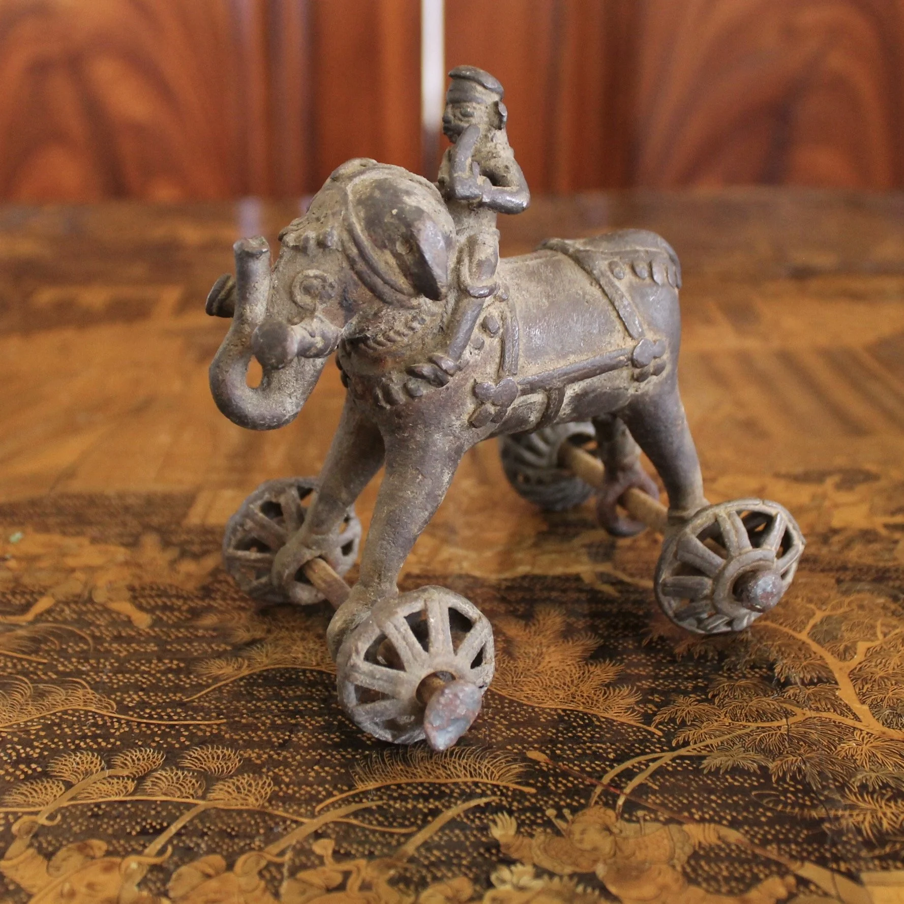 Temple Toy, Indian bronze elephant sculpture