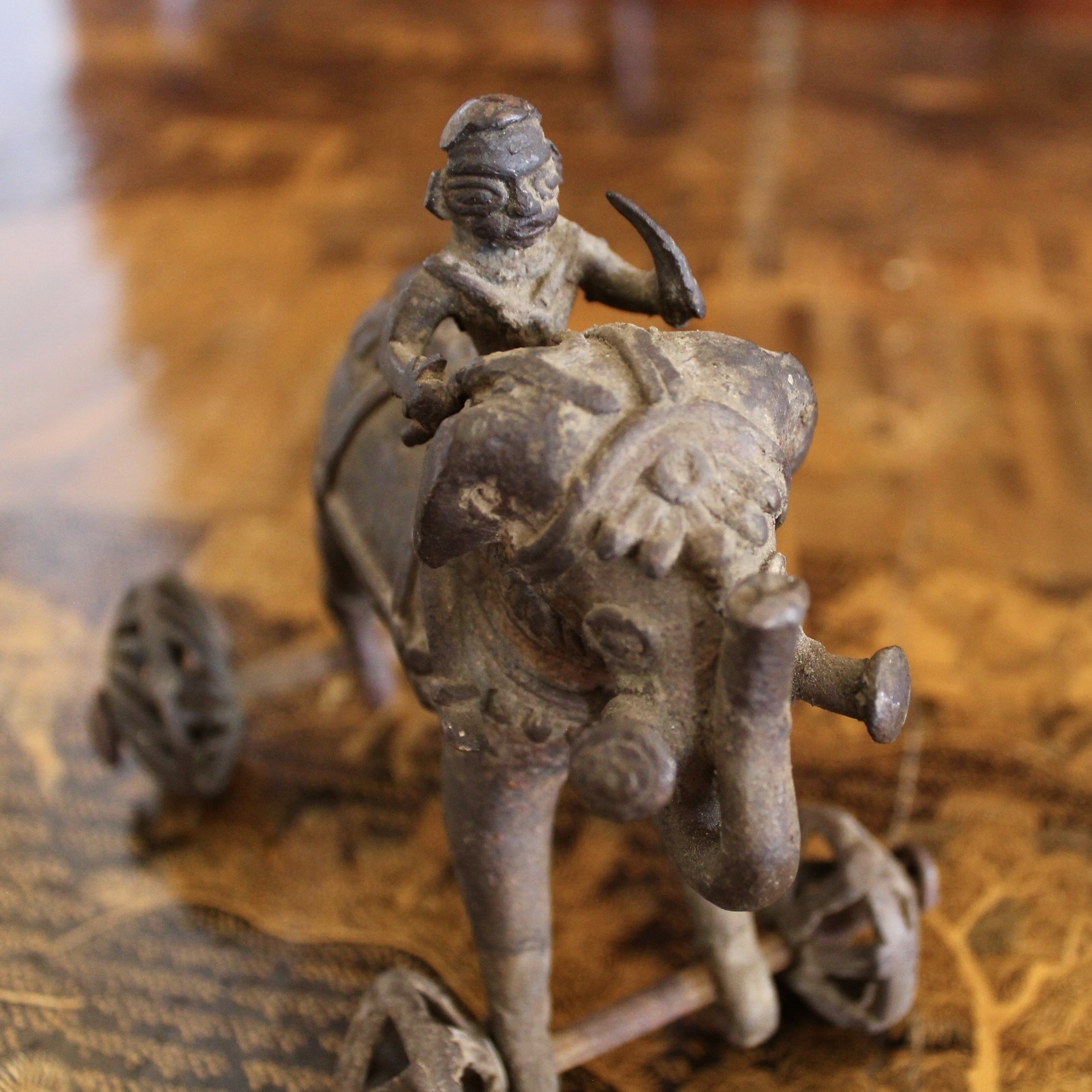 Temple Toy, Indian bronze elephant sculpture