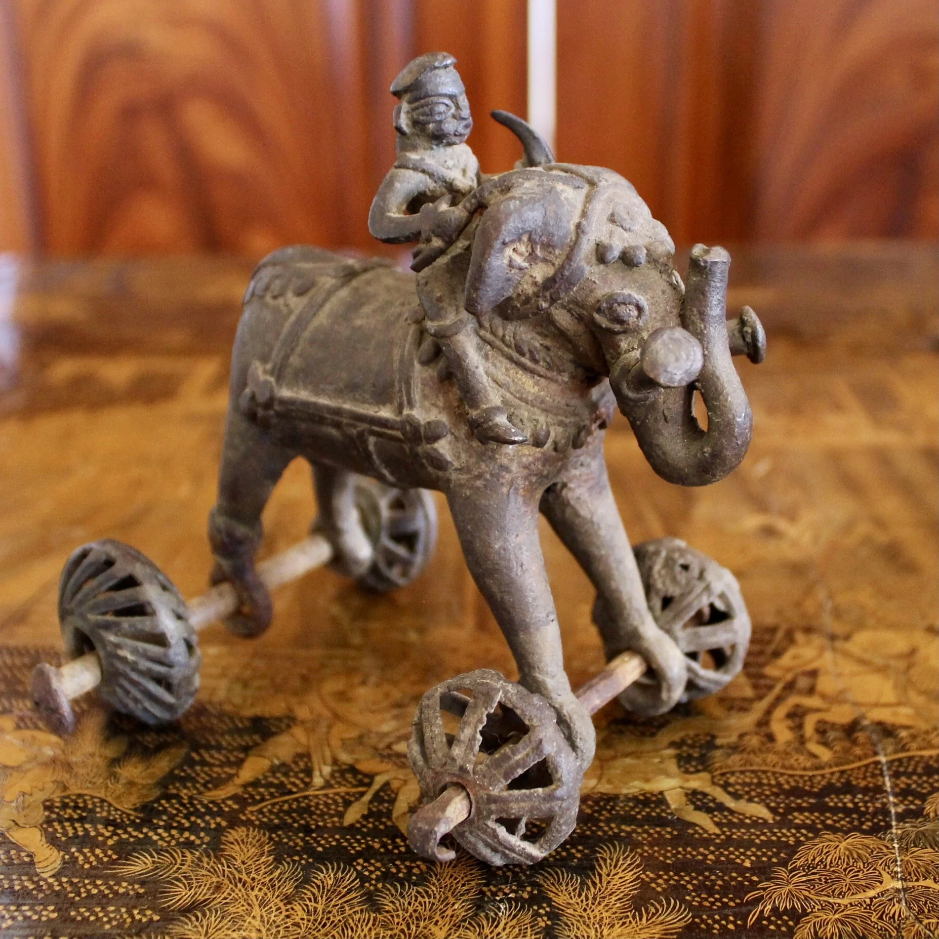 Temple Toy, Indian bronze elephant sculpture