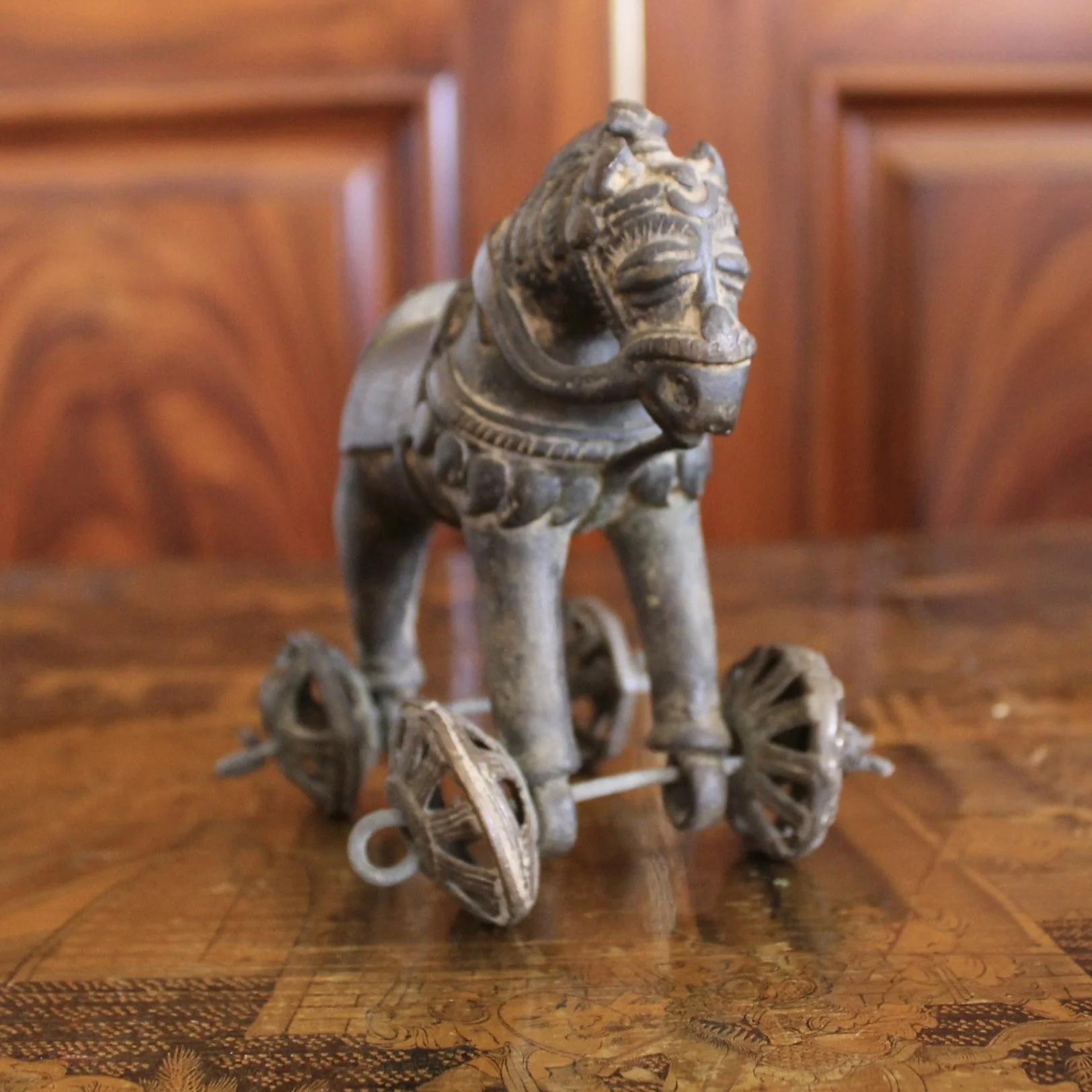 Temple Toy, Indian bronze horse sculpture