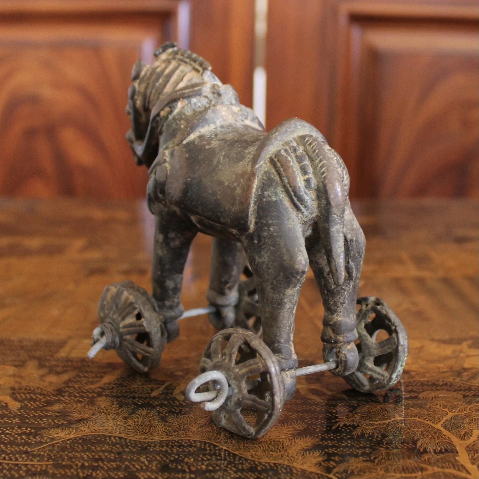 Temple Toy, Indian bronze horse sculpture