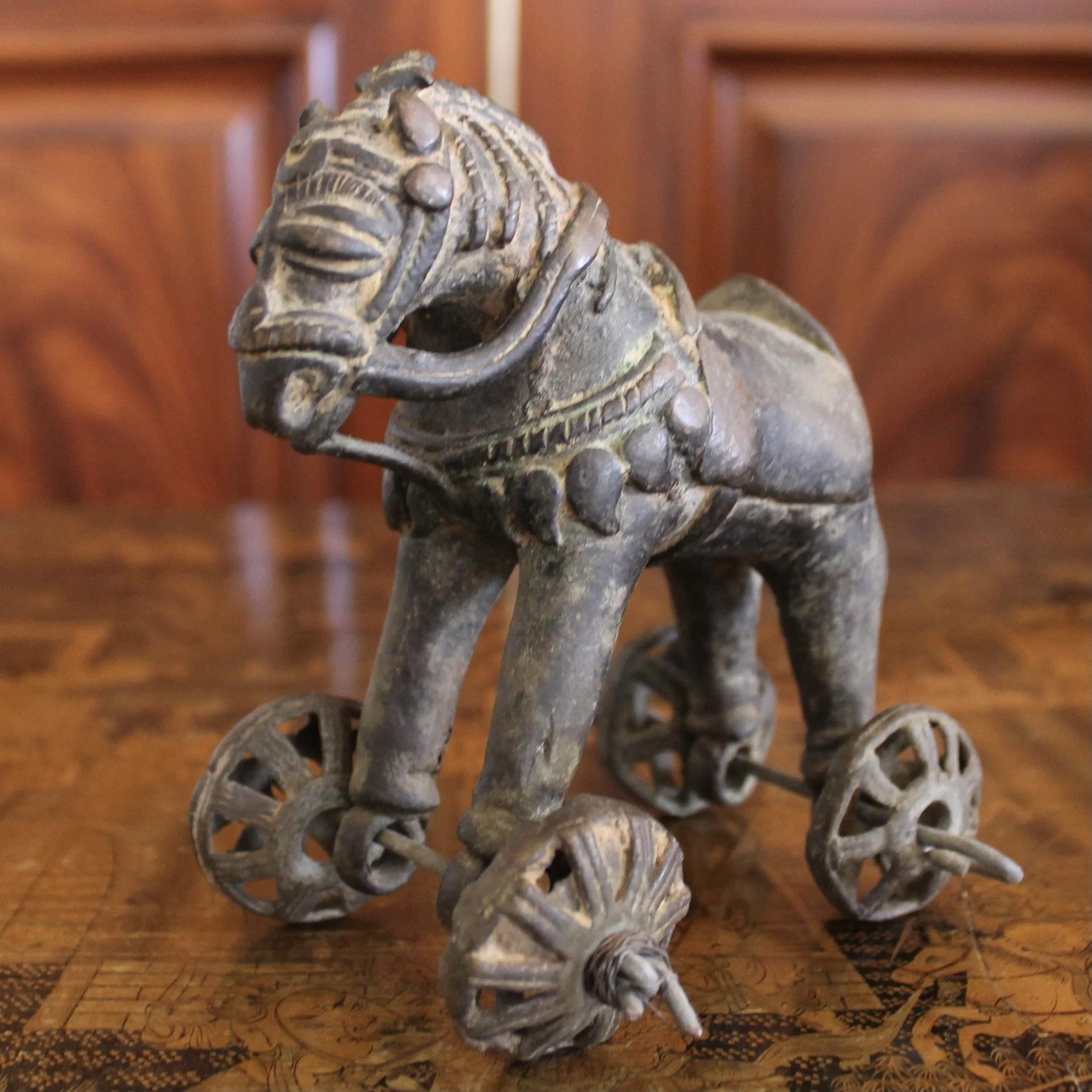 Temple Toy, Indian bronze horse sculpture