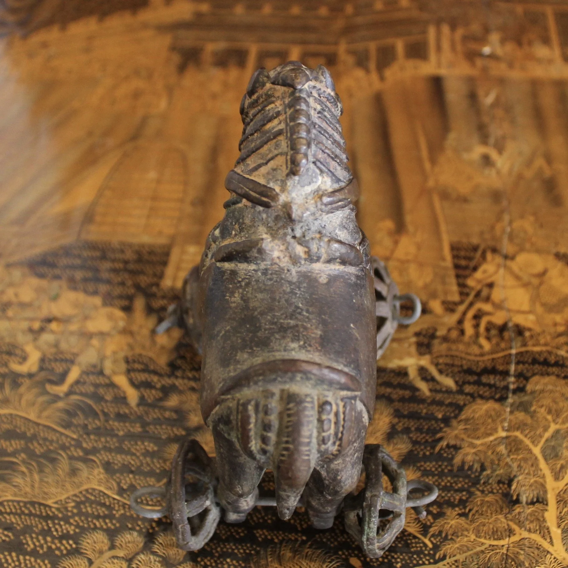 Temple Toy, Indian bronze horse sculpture